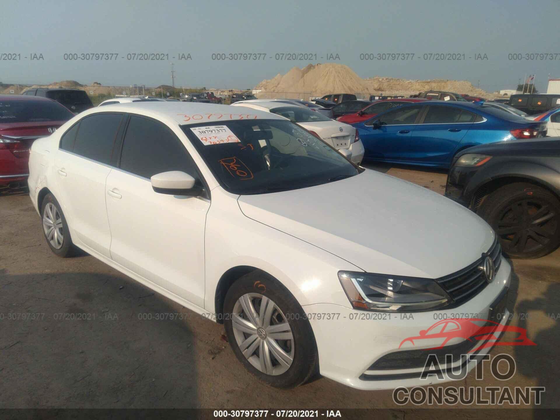 VOLKSWAGEN JETTA 2017 - 3VW2B7AJ7HM300806