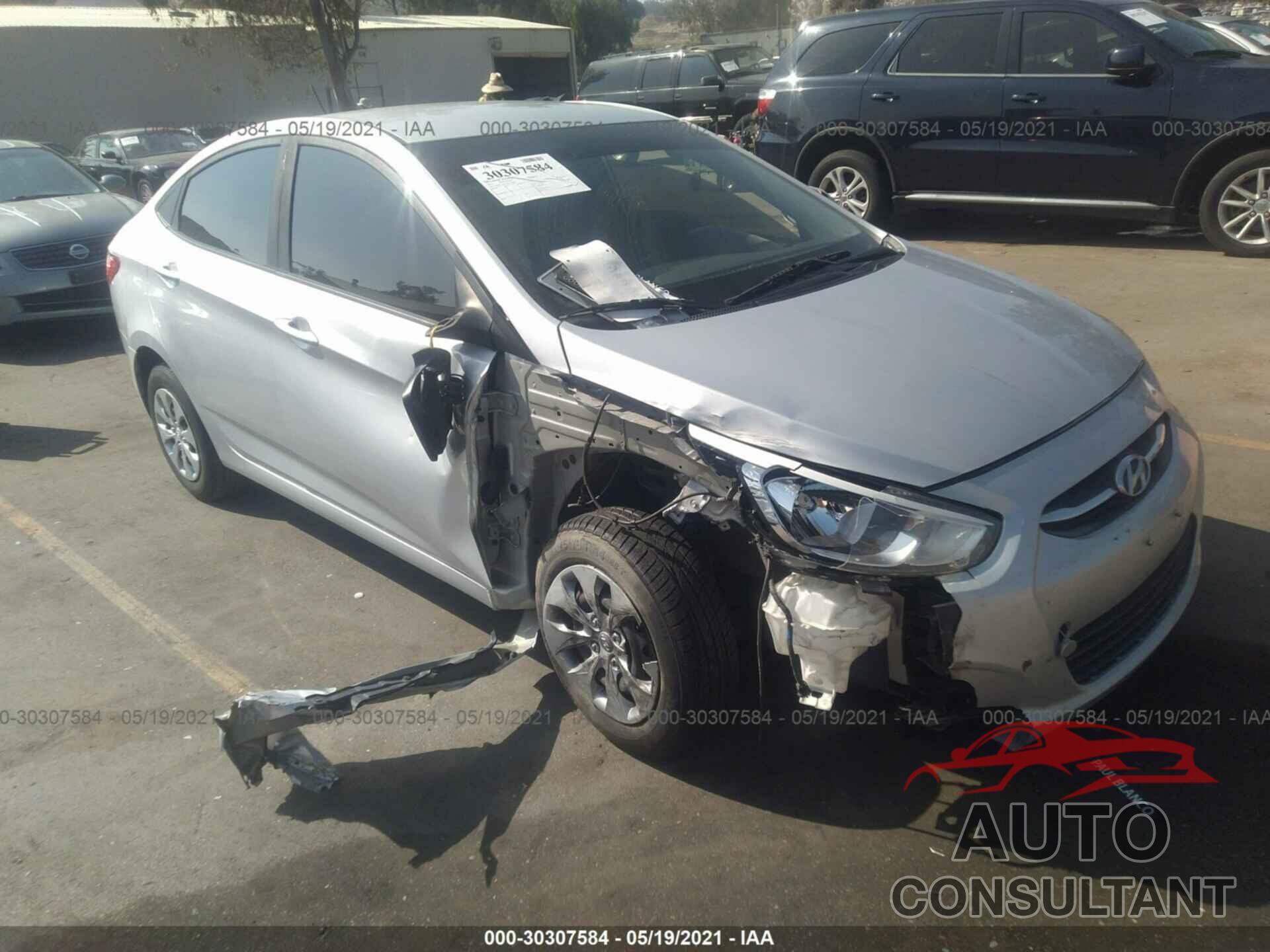 HYUNDAI ACCENT 2017 - KMHCT4AE1HU236890