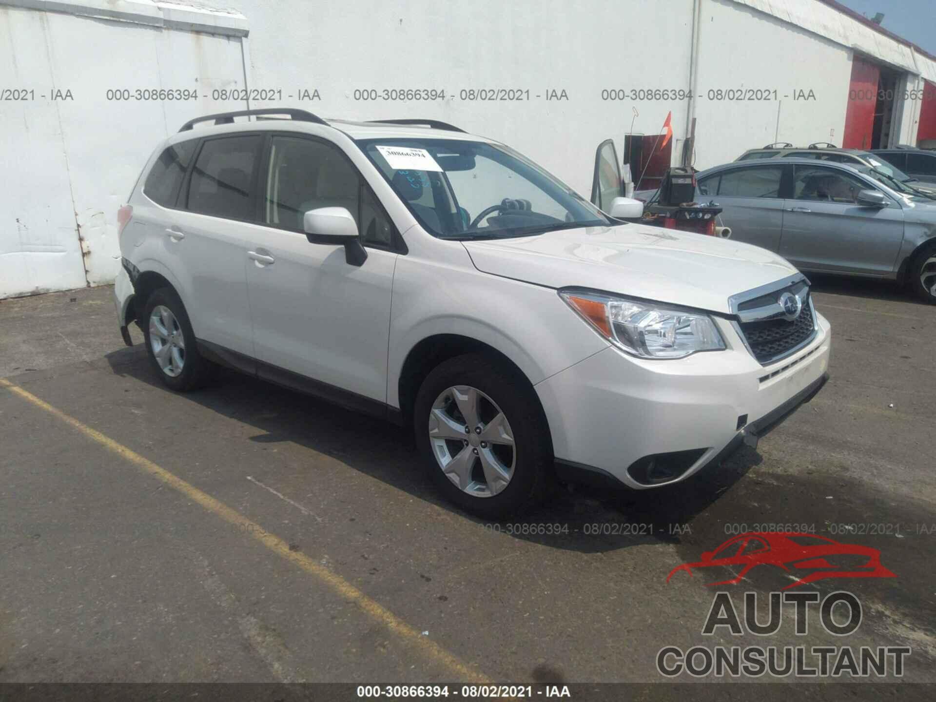 SUBARU FORESTER 2016 - JF2SJAFC4GH522382