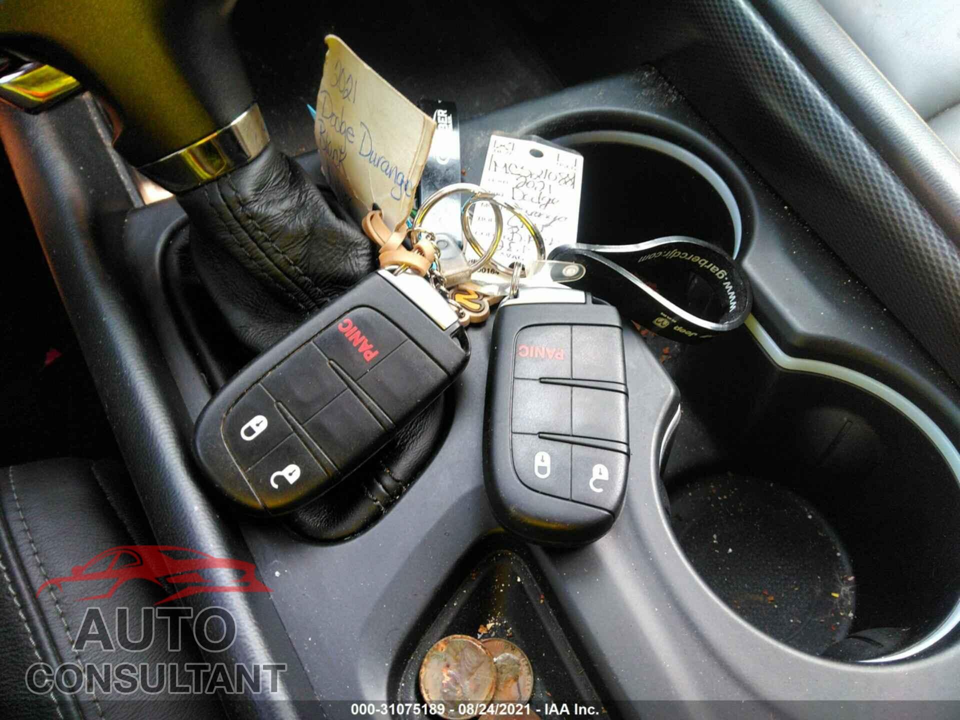DODGE DURANGO 2021 - 1C4RDJDG6MC521088