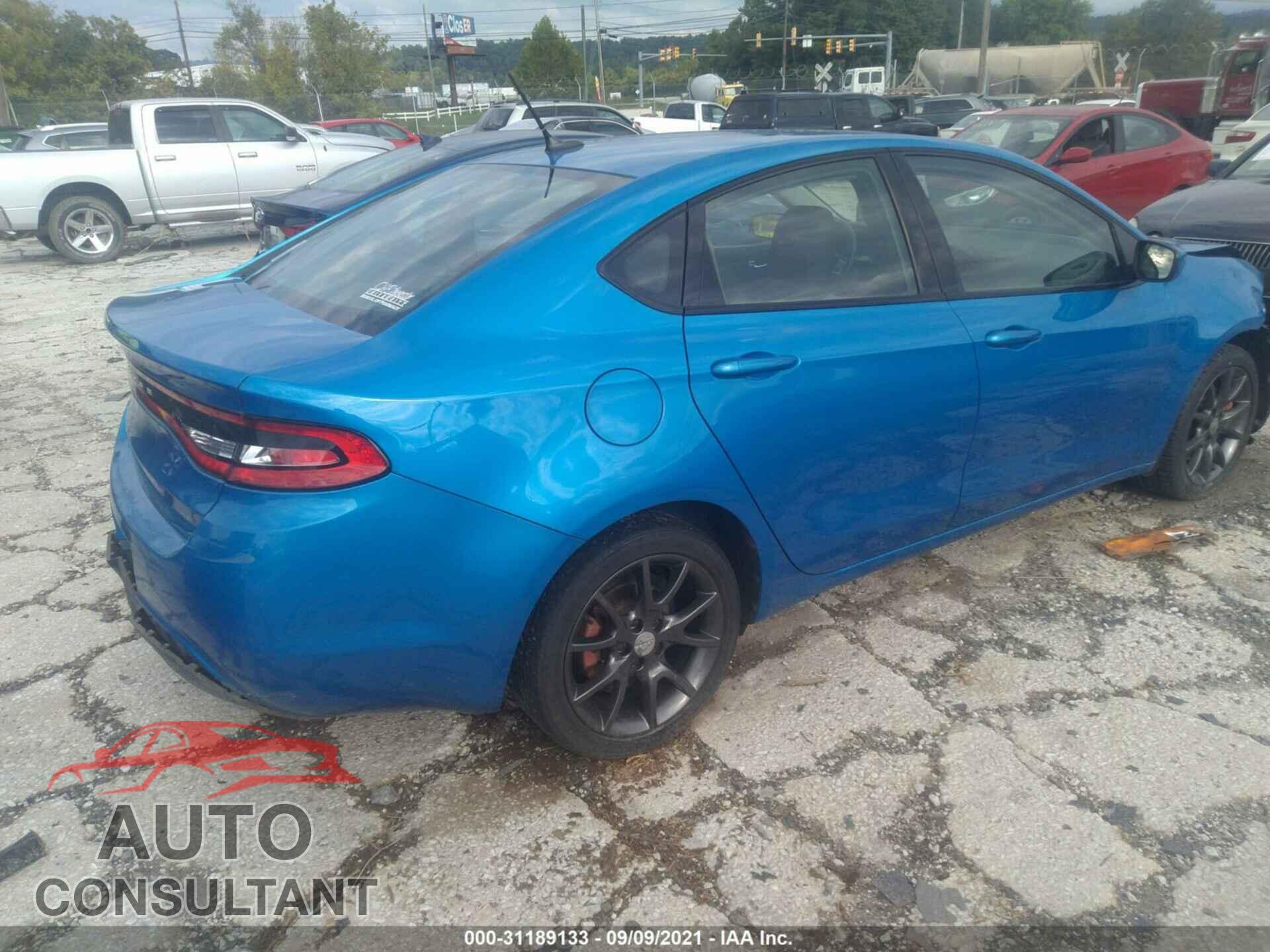 DODGE DART 2016 - 1C3CDFAA8GD577832