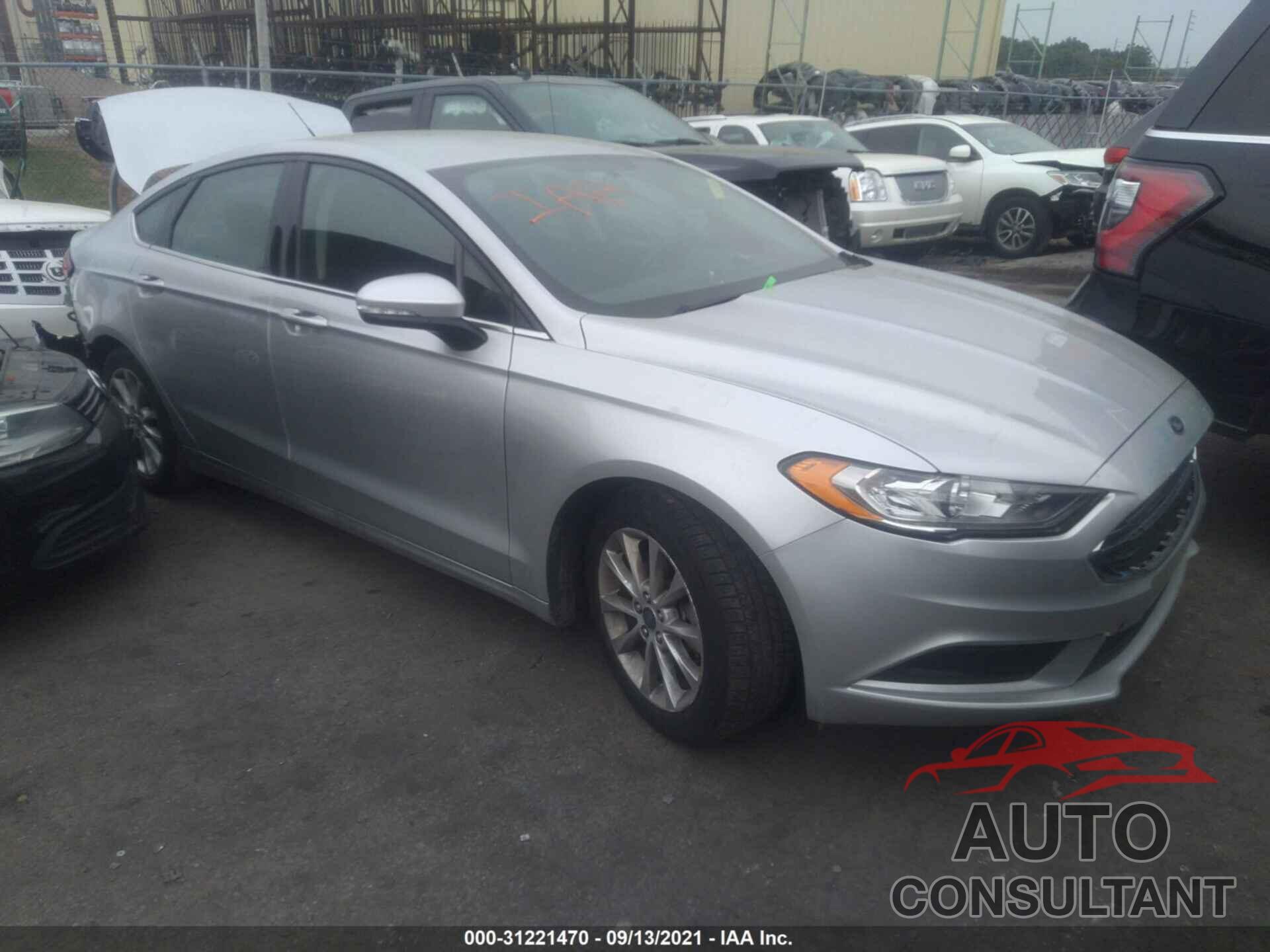 FORD FUSION 2017 - 3FA6P0HDXHR138997