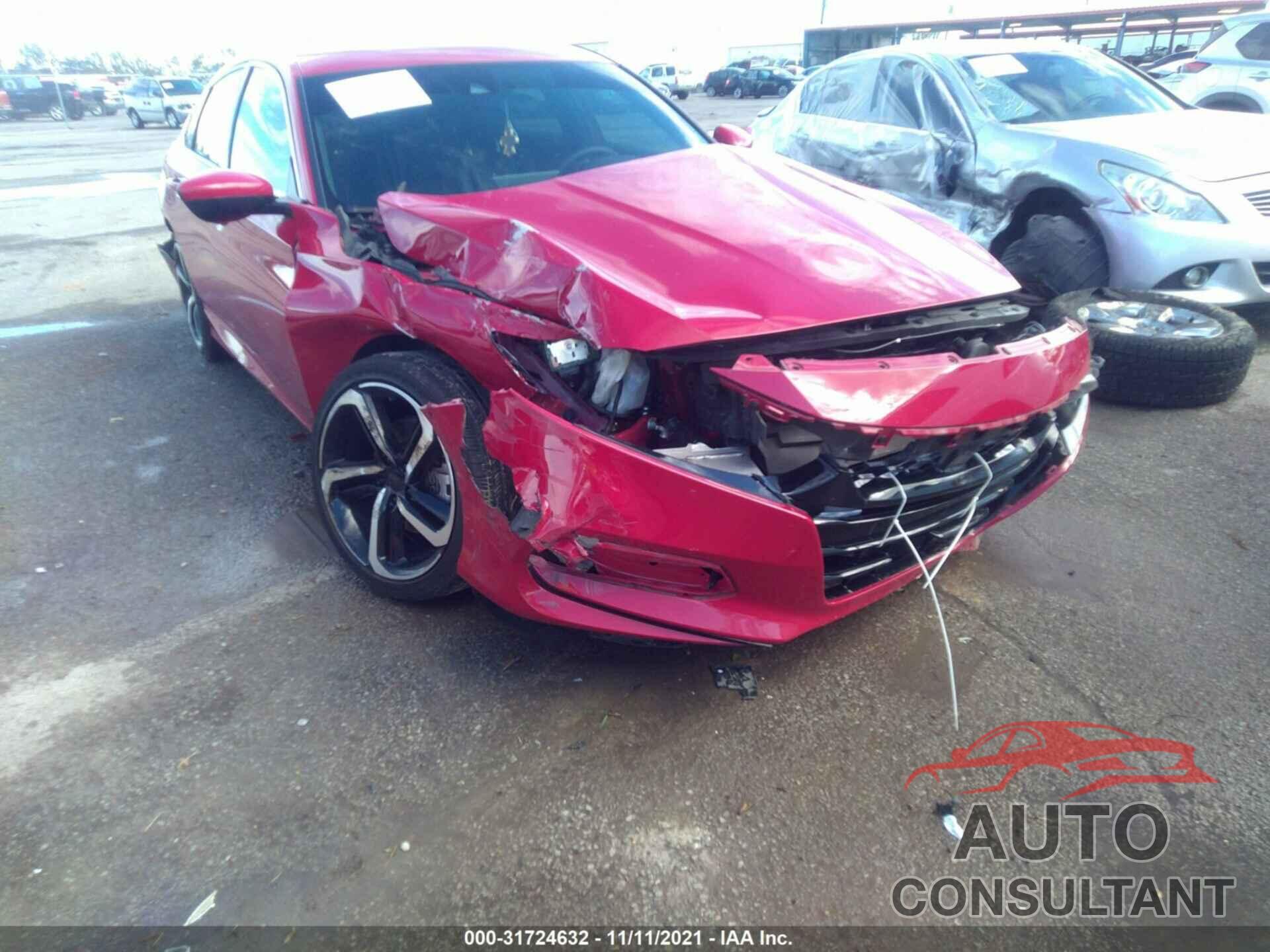 HONDA ACCORD SEDAN 2018 - 1HGCV1F37JA118744