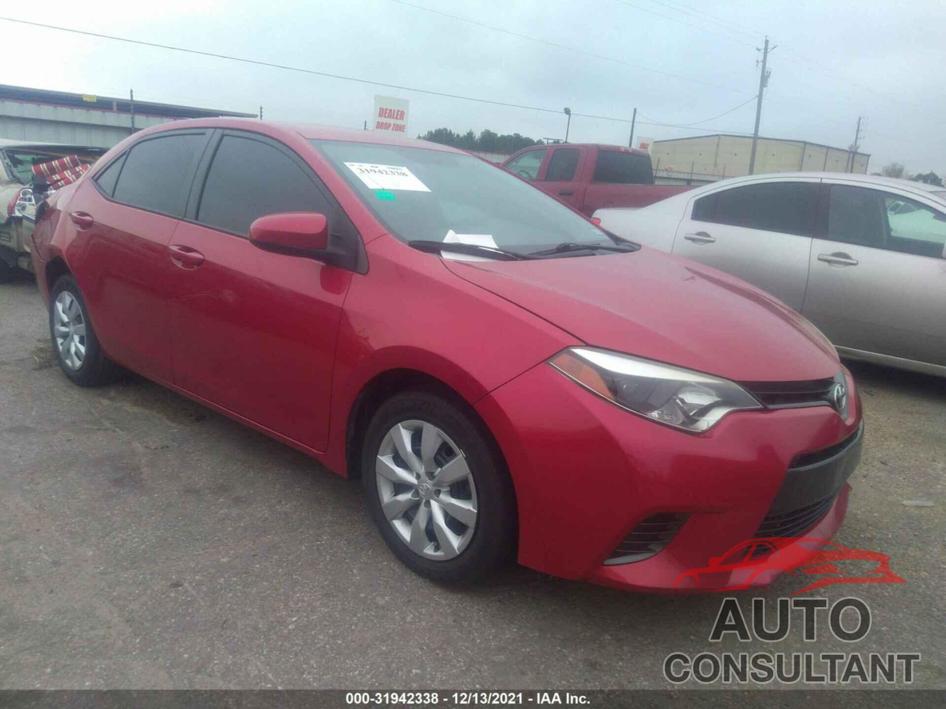 TOYOTA COROLLA 2016 - 5YFBURHE9GP516469