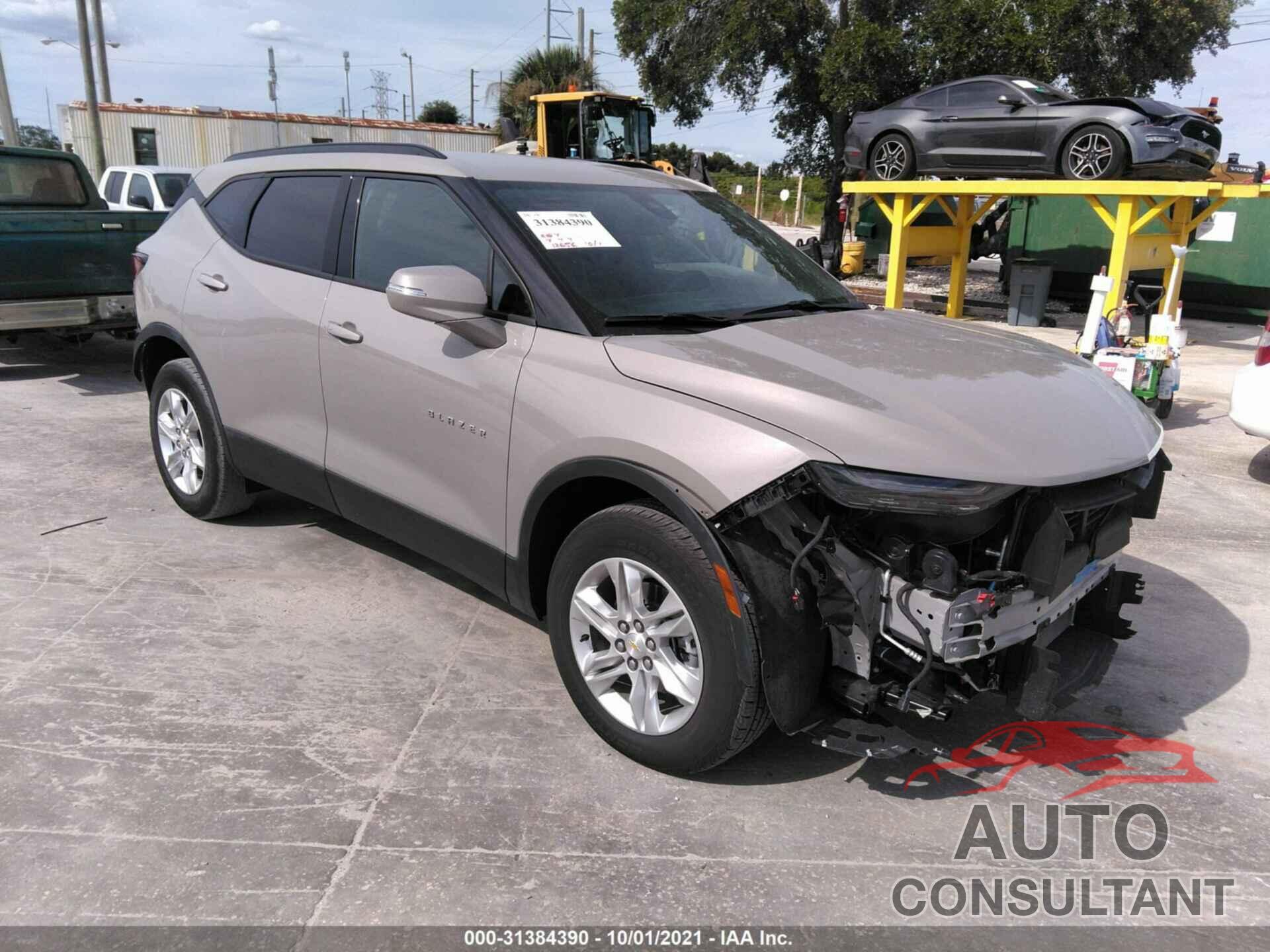 CHEVROLET BLAZER 2021 - 3GNKBCRS1MS520822