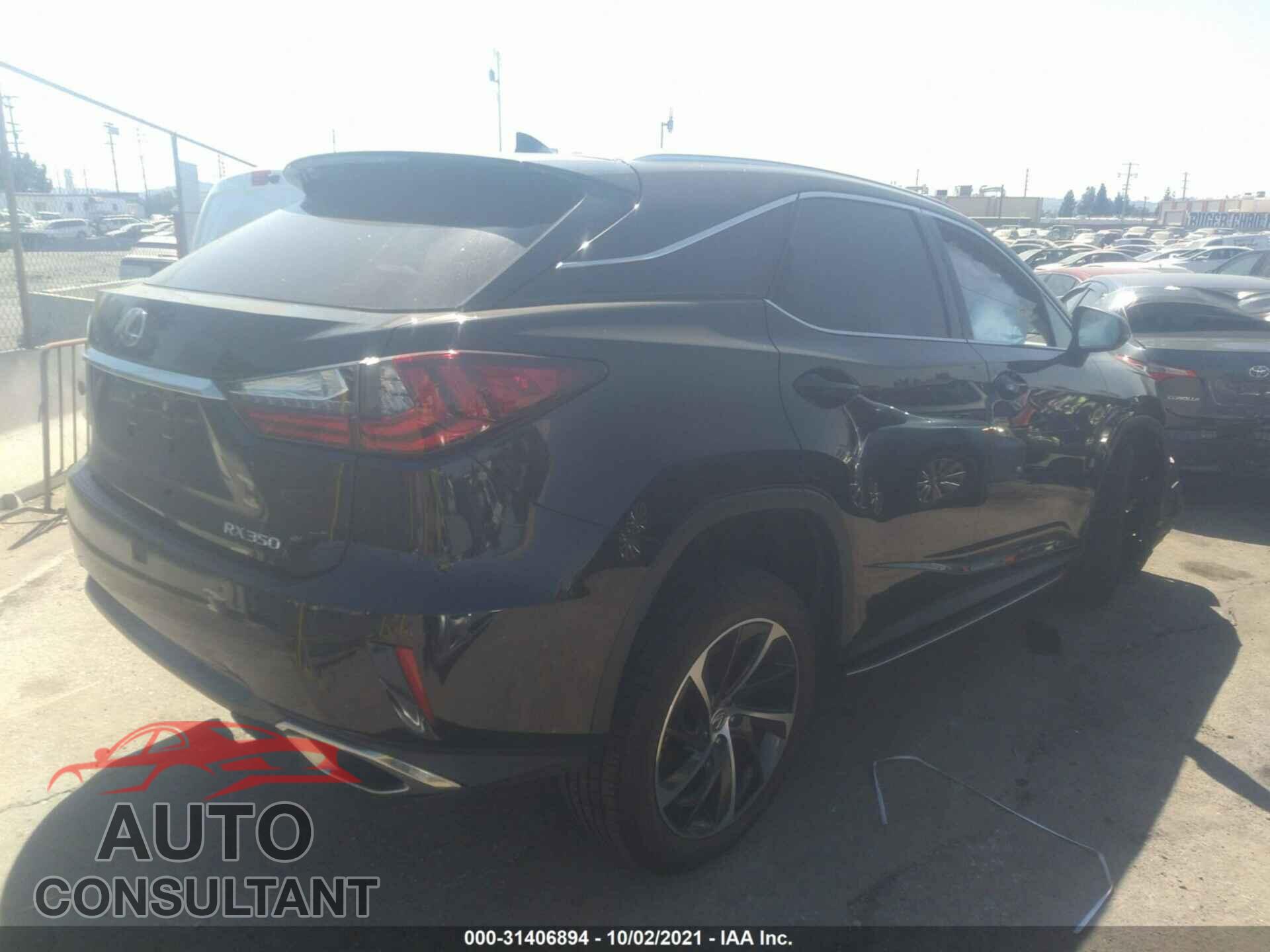 LEXUS RX 2017 - 2T2ZZMCA8HC042020