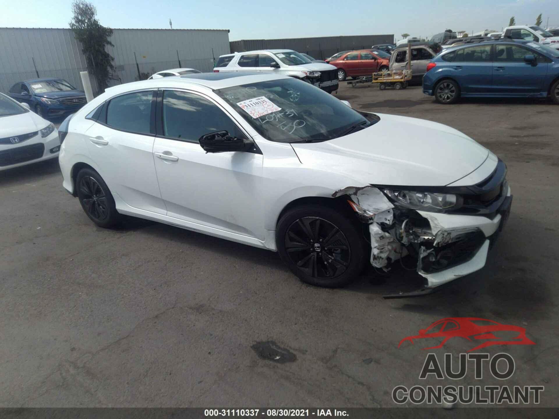 HONDA CIVIC HATCHBACK 2018 - SHHFK7H56JU424491