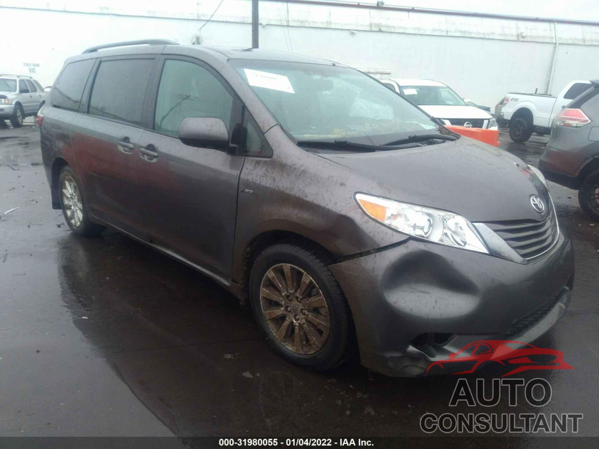 TOYOTA SIENNA 2017 - 5TDJZ3DC3HS184939