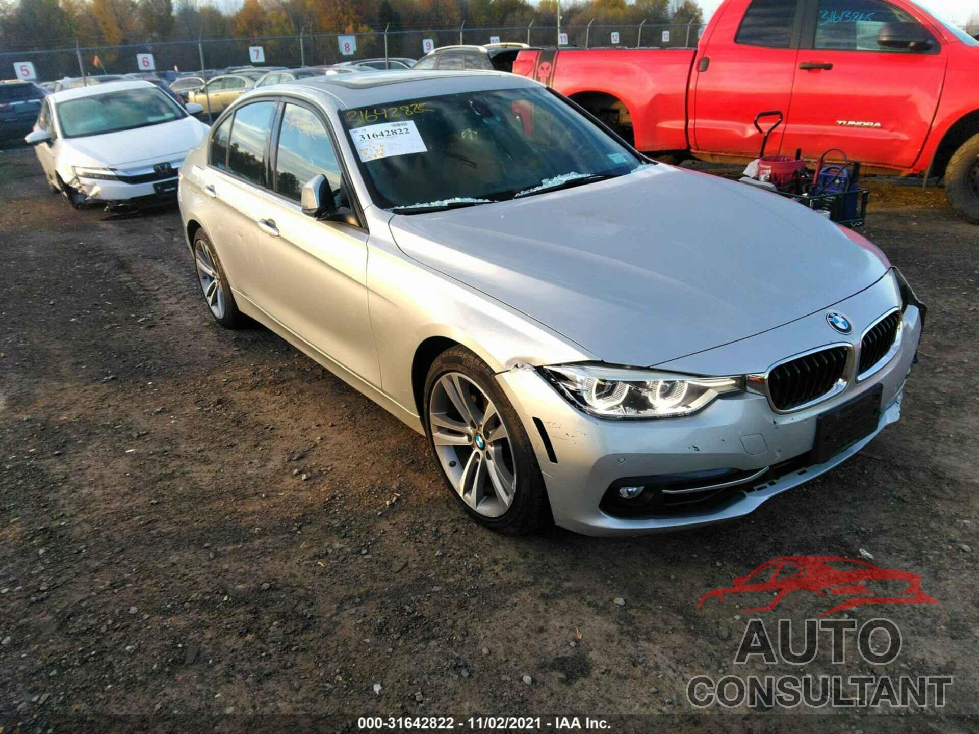 BMW 3 SERIES 2016 - WBA8E3G55GNT79692