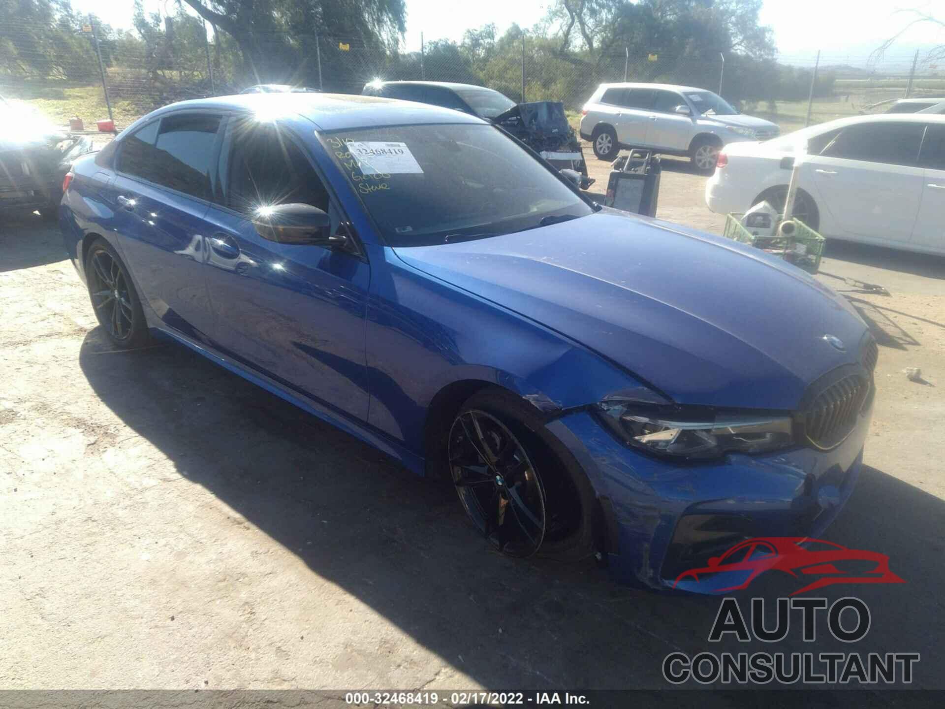 BMW 3 SERIES 2022 - 3MW5R1J01N8C22511