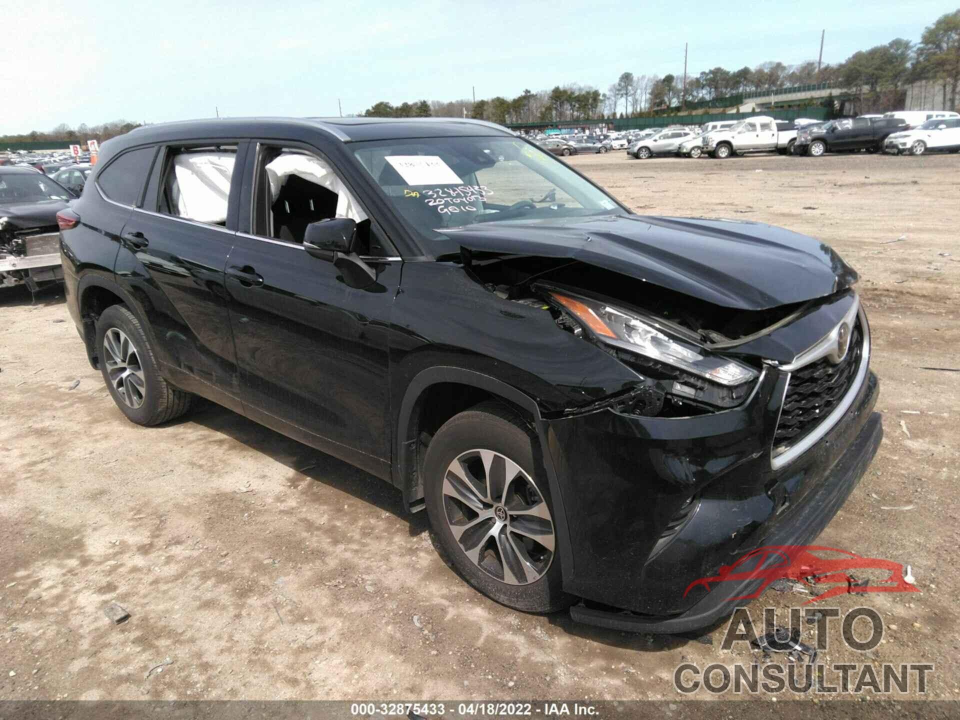 TOYOTA HIGHLANDER 2020 - 5TDHZRBH6LS053688