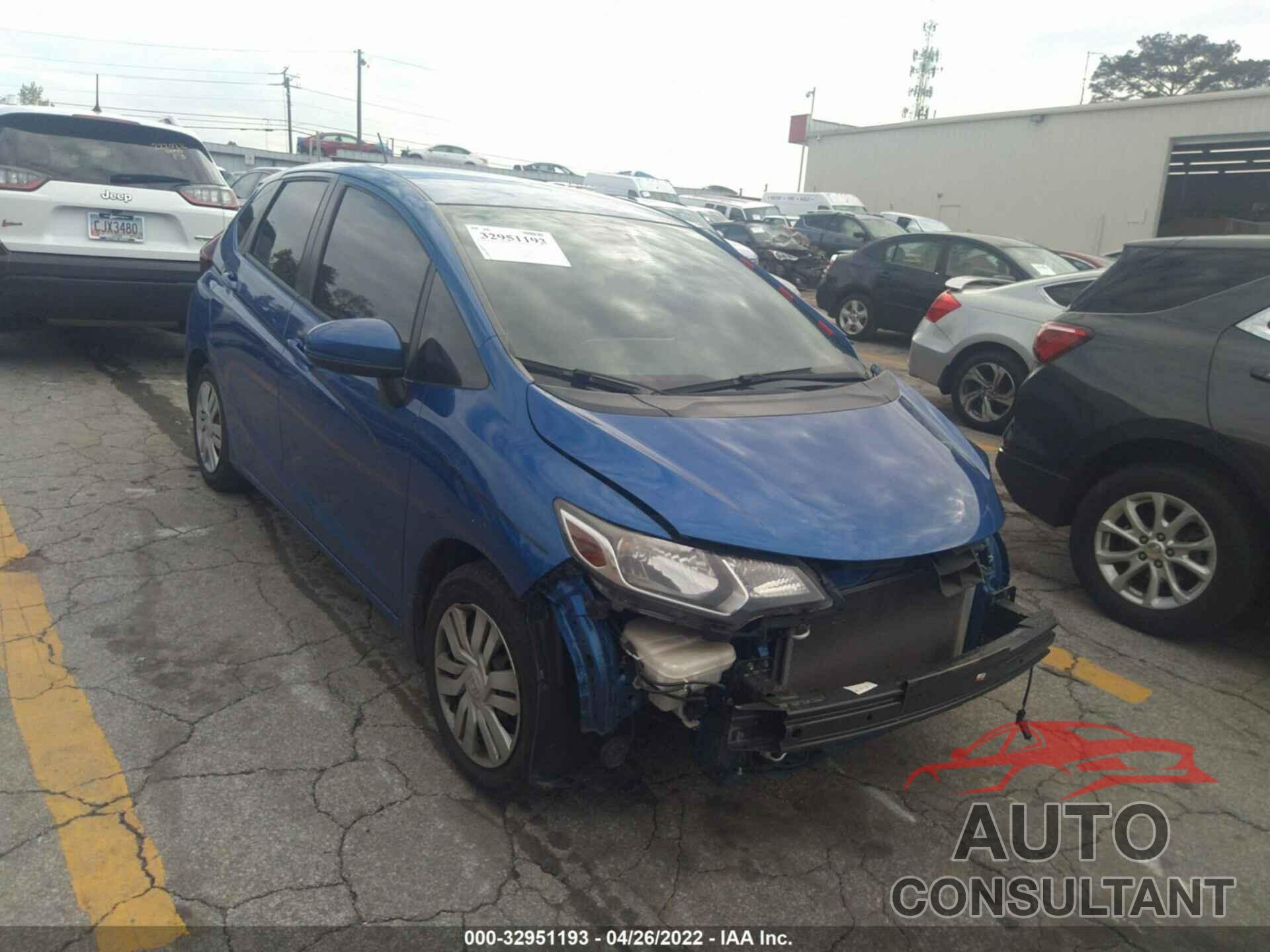 HONDA FIT 2016 - JHMGK5H50GS003967