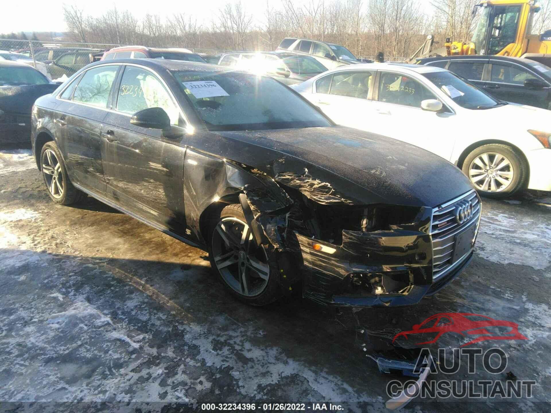 AUDI A4 2018 - WAUENAF47JA095186