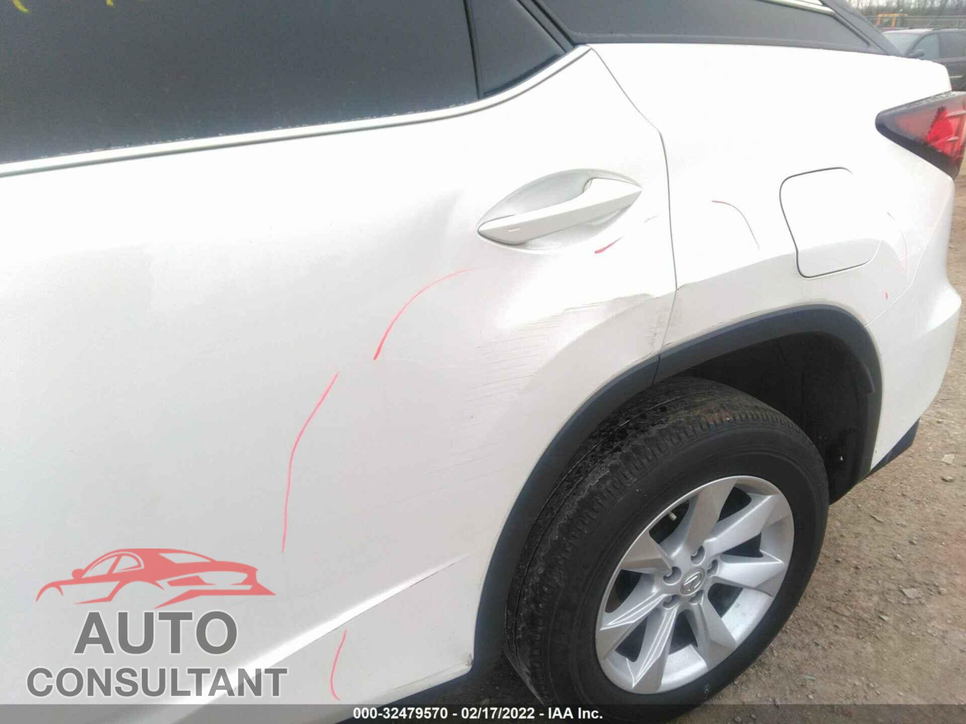 LEXUS RX 2017 - 2T2ZZMCA9HC080646