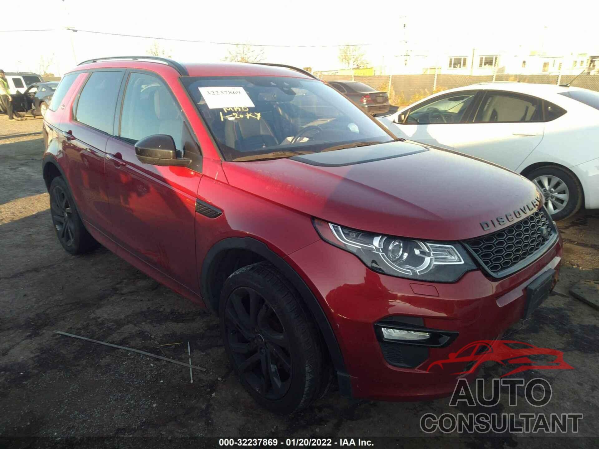 LAND ROVER DISCOVERY SPORT 2018 - SALCR2RX7JH745855