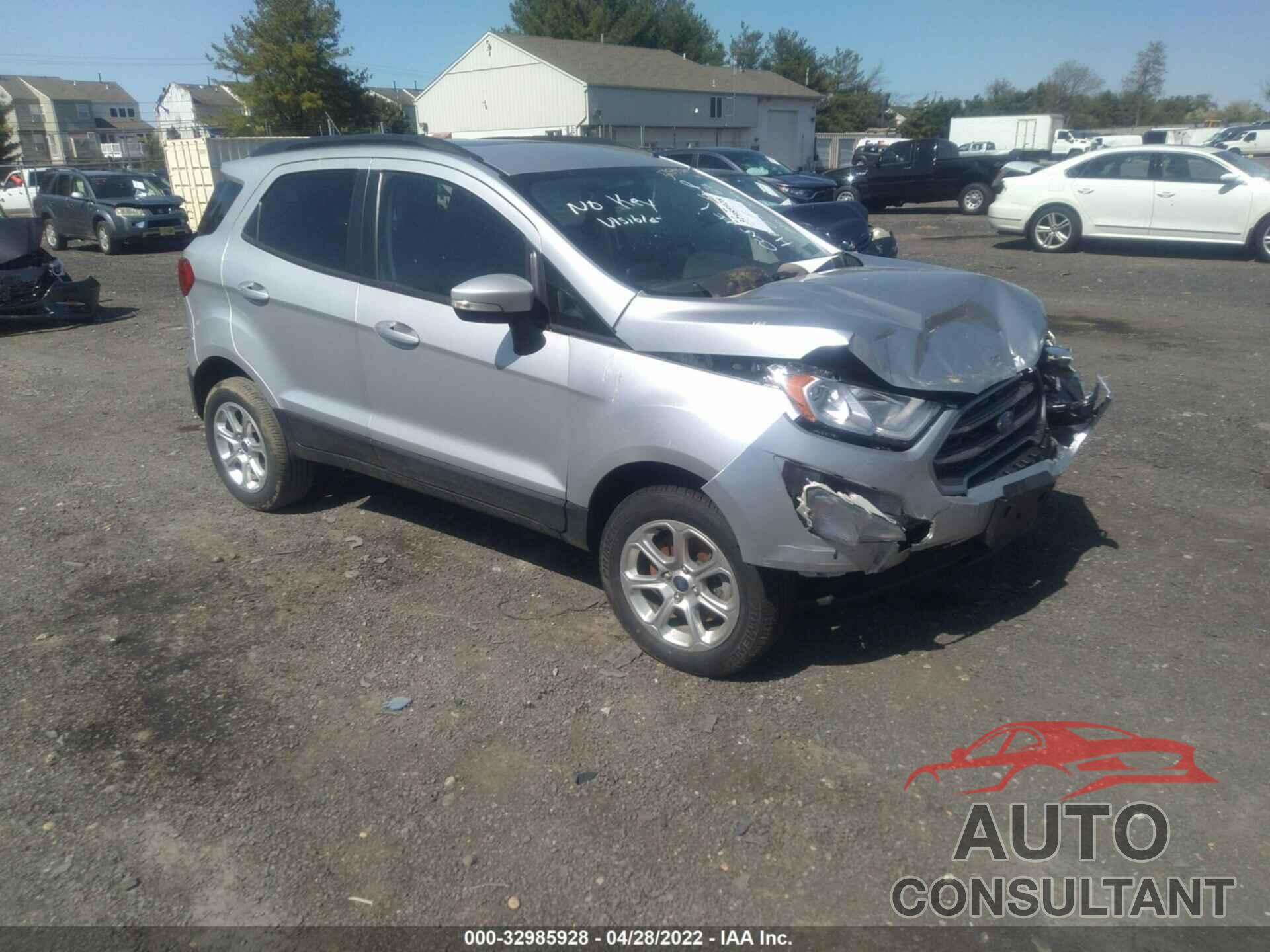 FORD ECOSPORT 2019 - MAJ6S3GL3KC296788