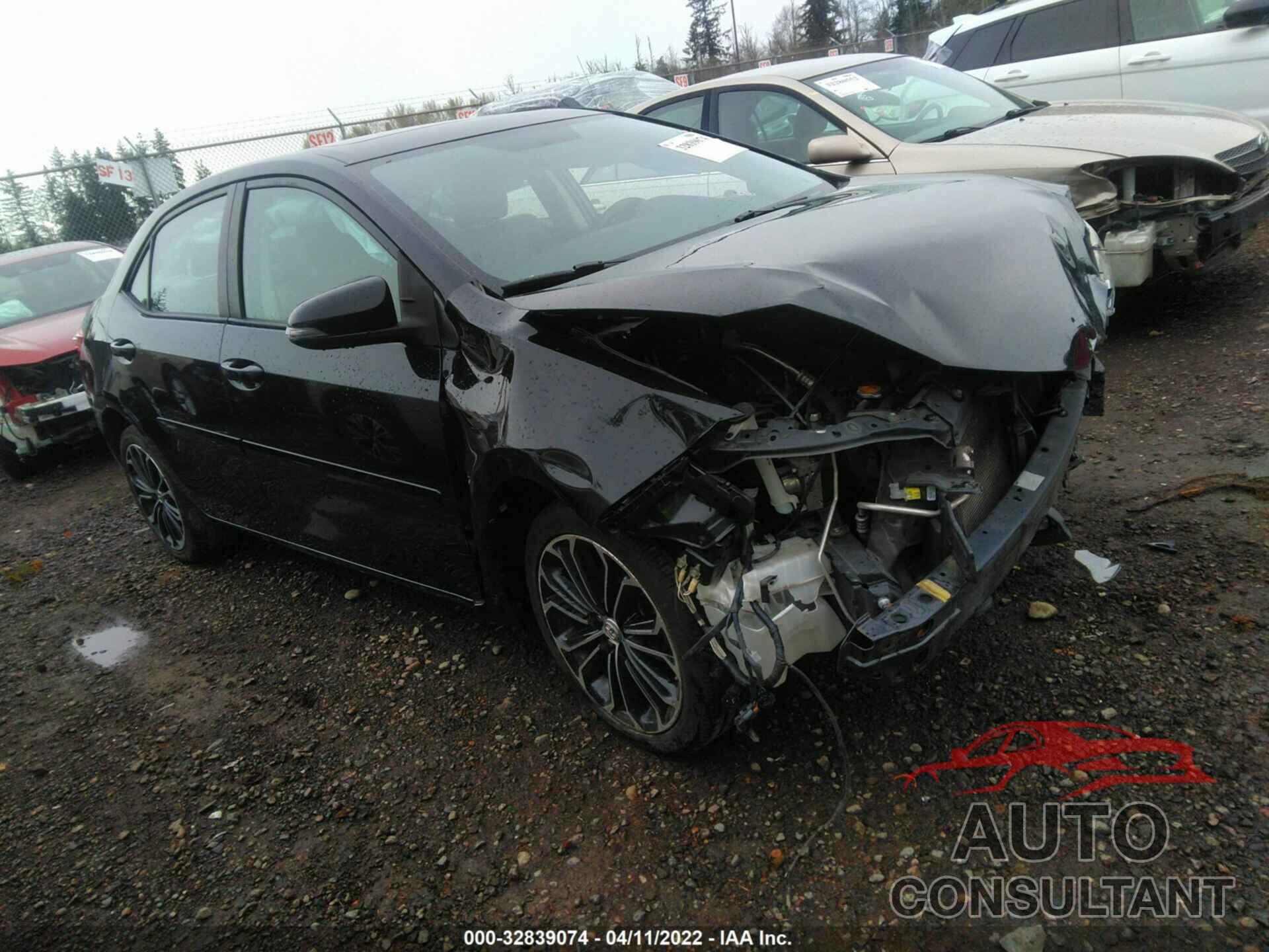 TOYOTA COROLLA 2016 - 2T1BURHE2GC611181