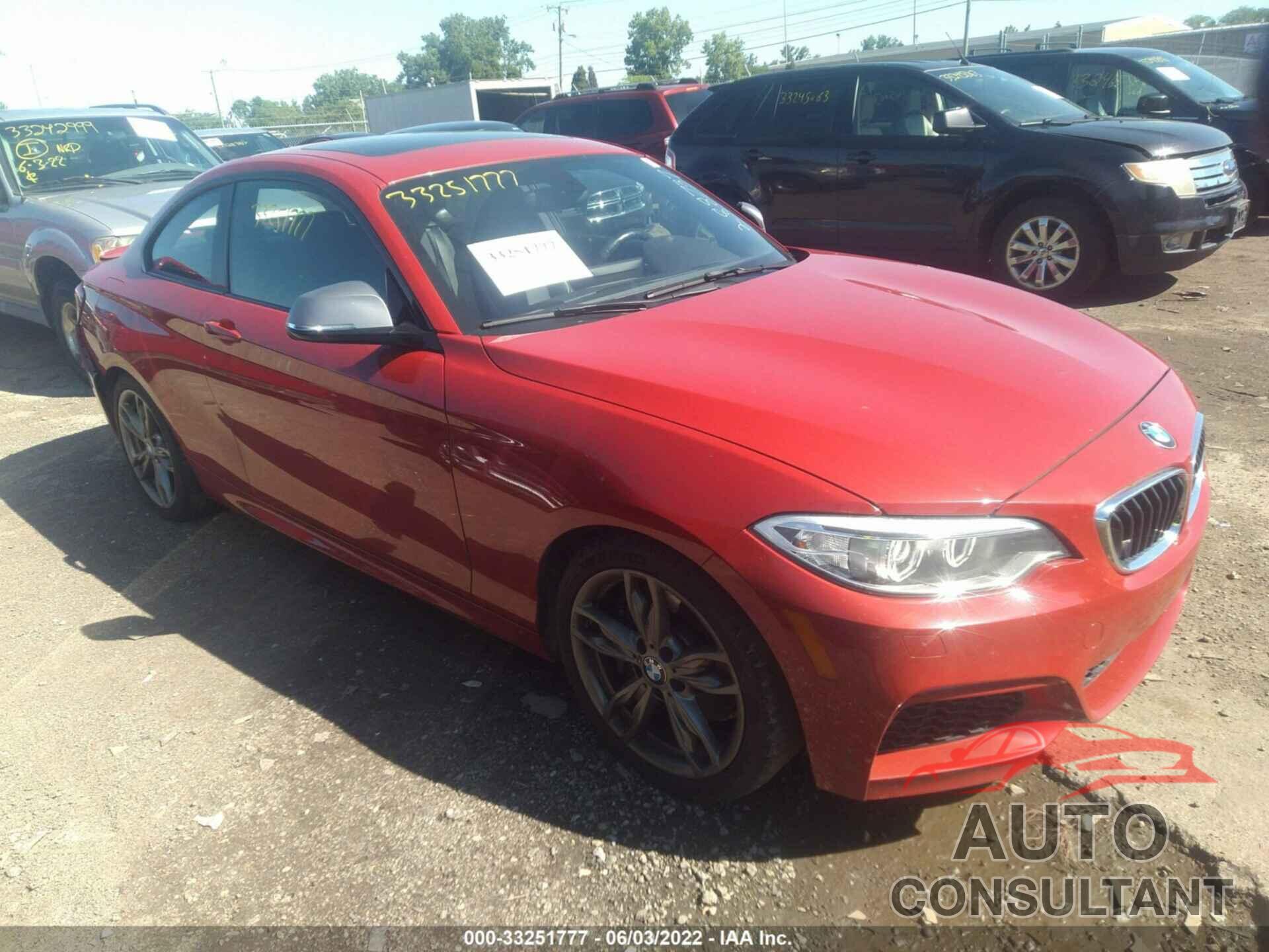 BMW 2 SERIES 2015 - WBA1J7C55FV288737