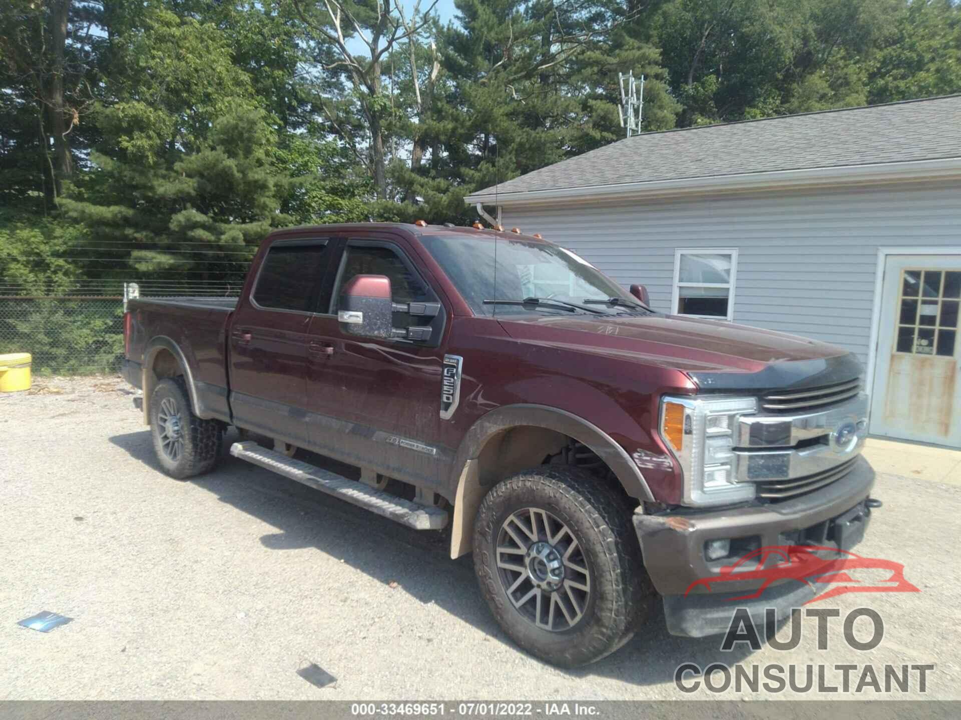 FORD SUPER DUTY F-250 SRW 2017 - 1FT7W2BT3HEB42888