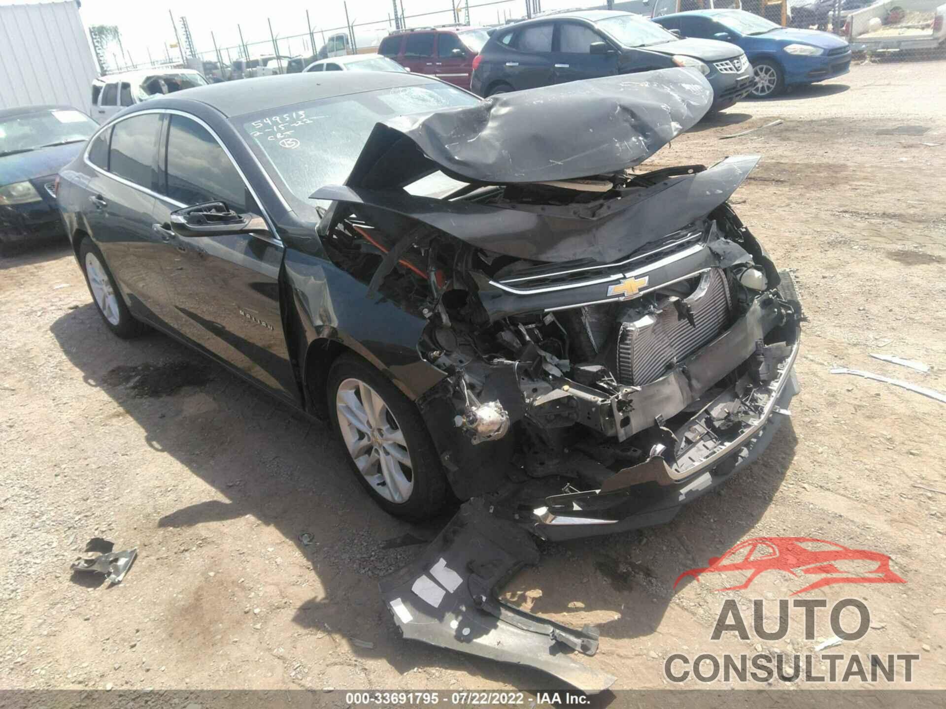 CHEVROLET MALIBU 2017 - 1G1ZE5ST4HF189217