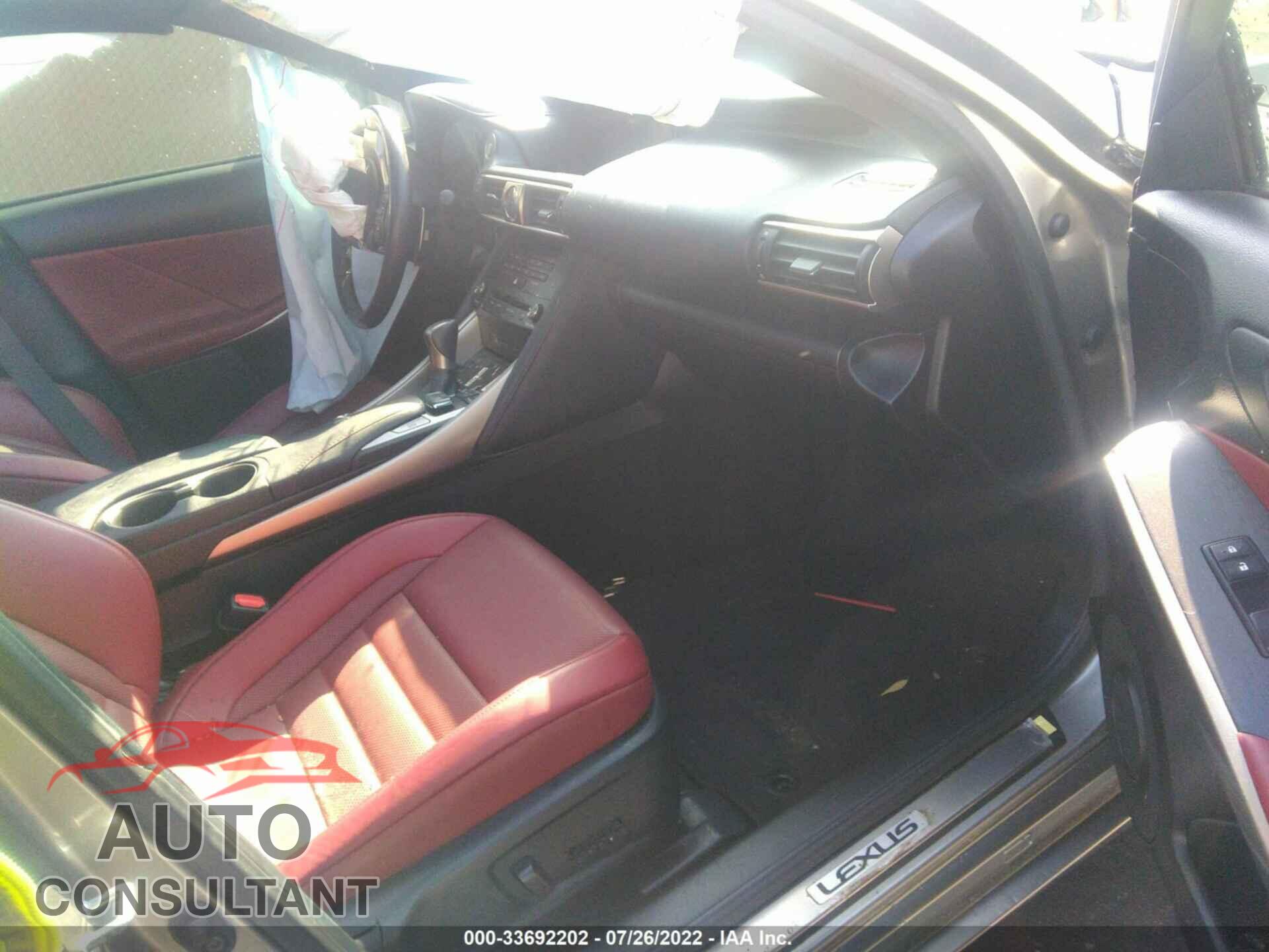 LEXUS IS 2019 - JTHBA1D20K5087393