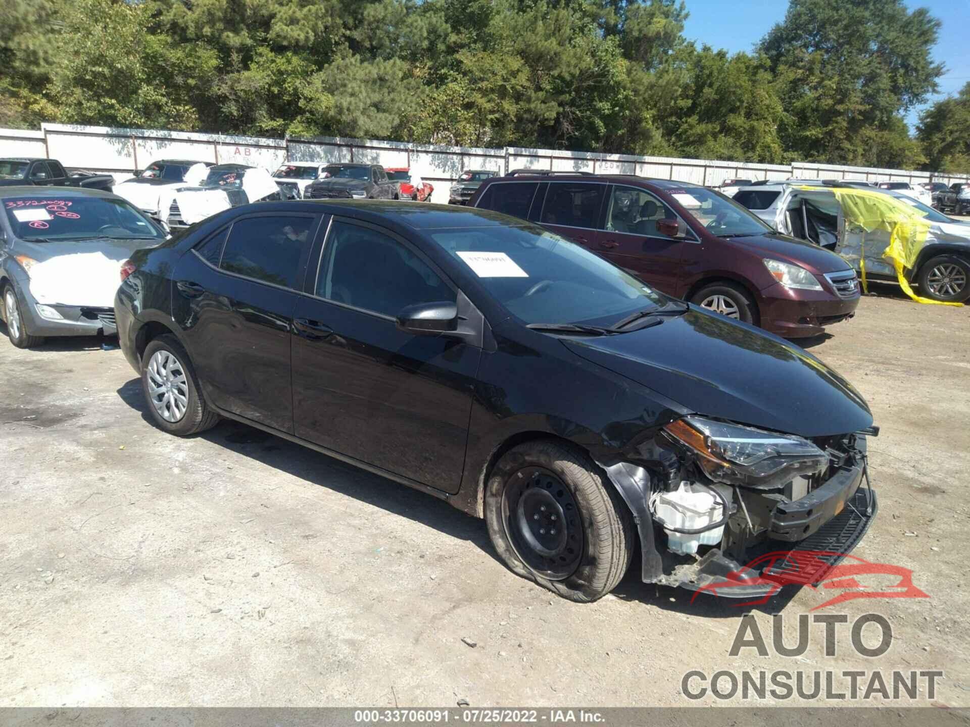 TOYOTA COROLLA 2019 - 5YFBURHE7KP926003