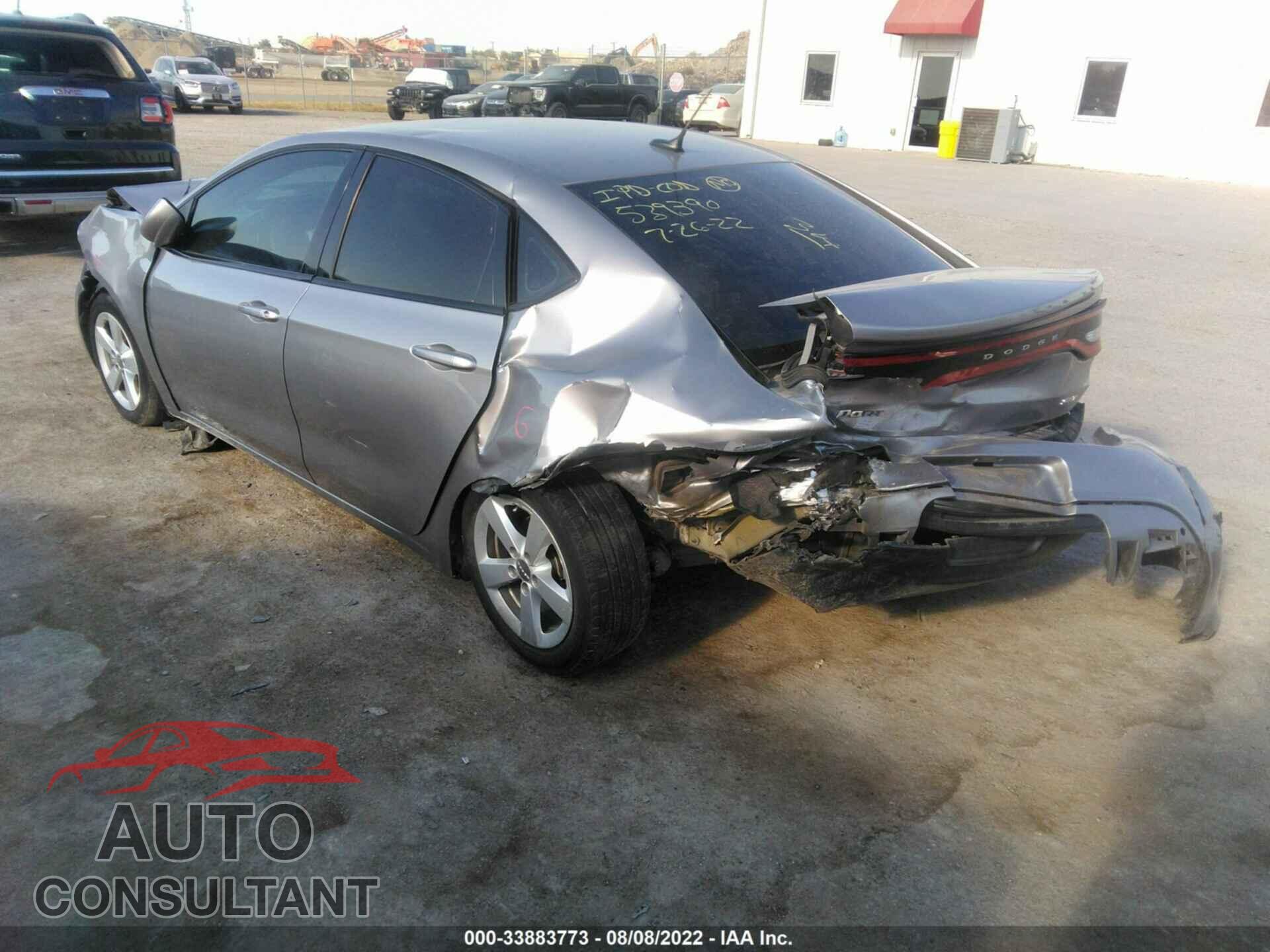 DODGE DART 2016 - 1C3CDFBB0GD563804