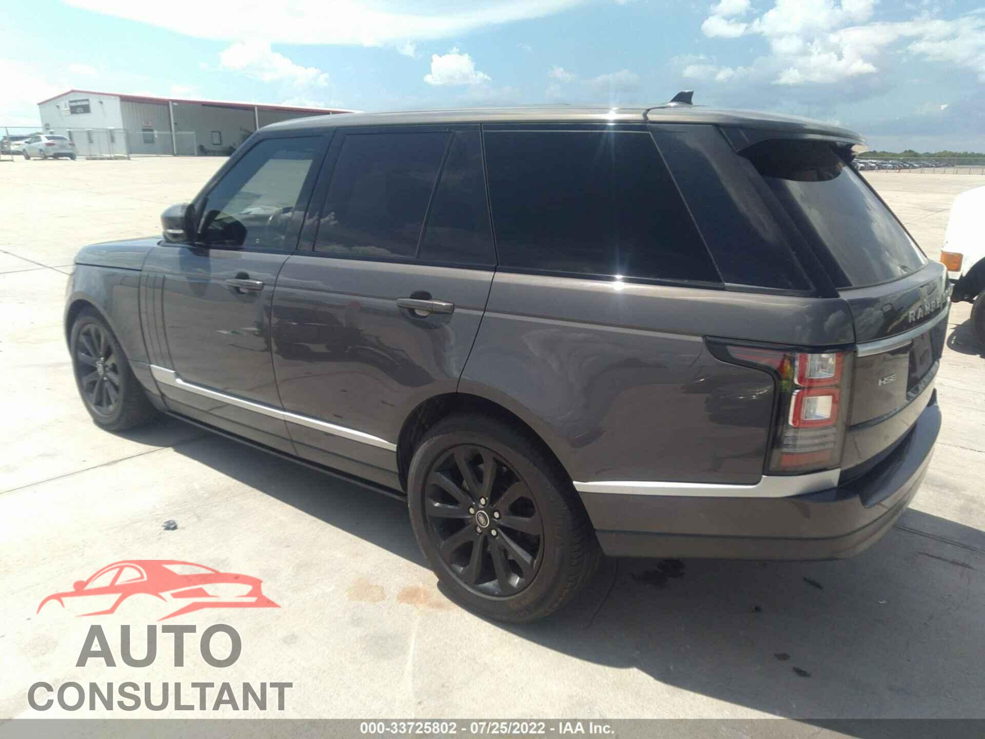 LAND ROVER RANGE ROVER 2016 - SALGS2VF0GA256394