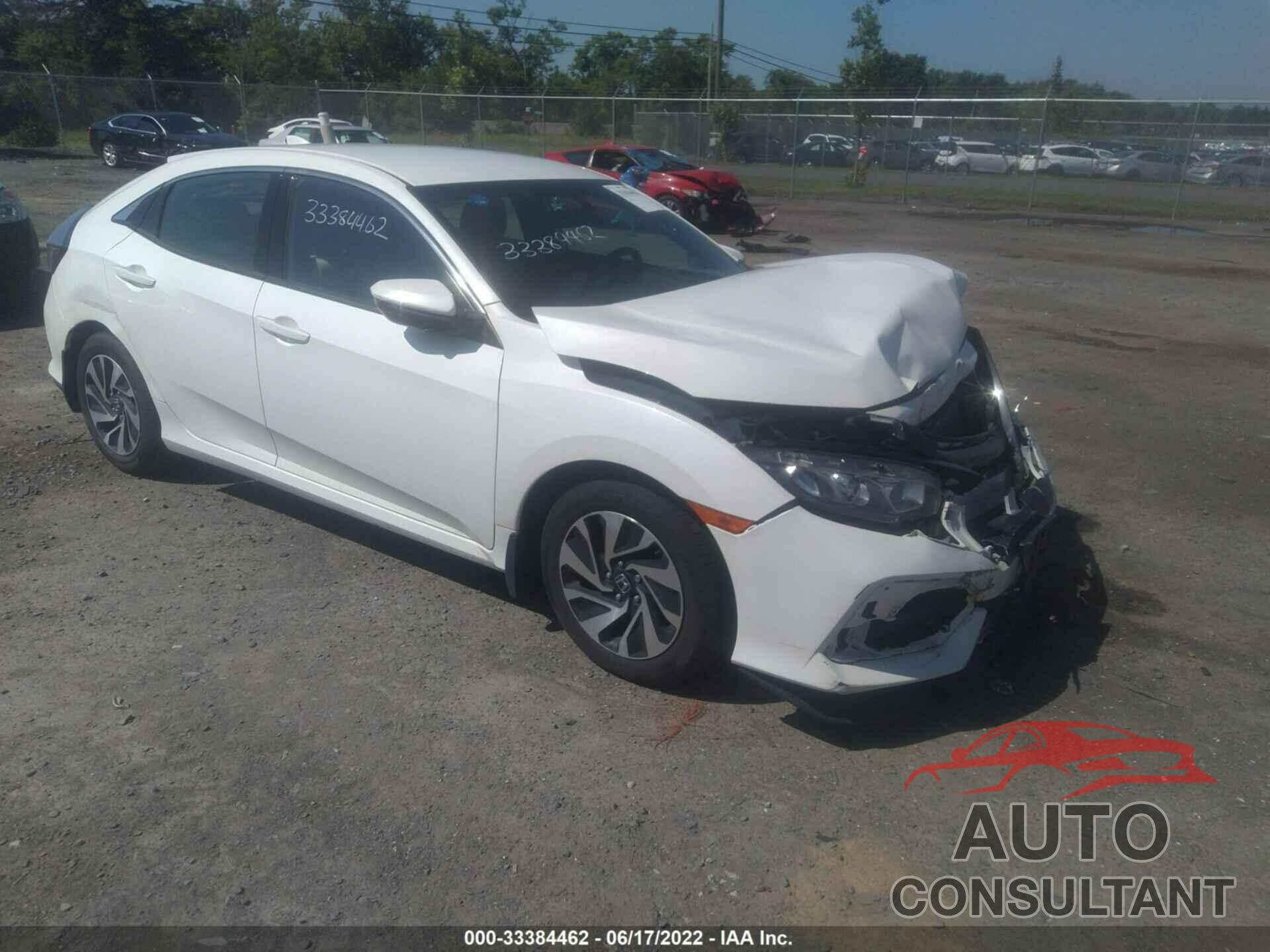 HONDA CIVIC HATCHBACK 2017 - SHHFK7H23HU213670