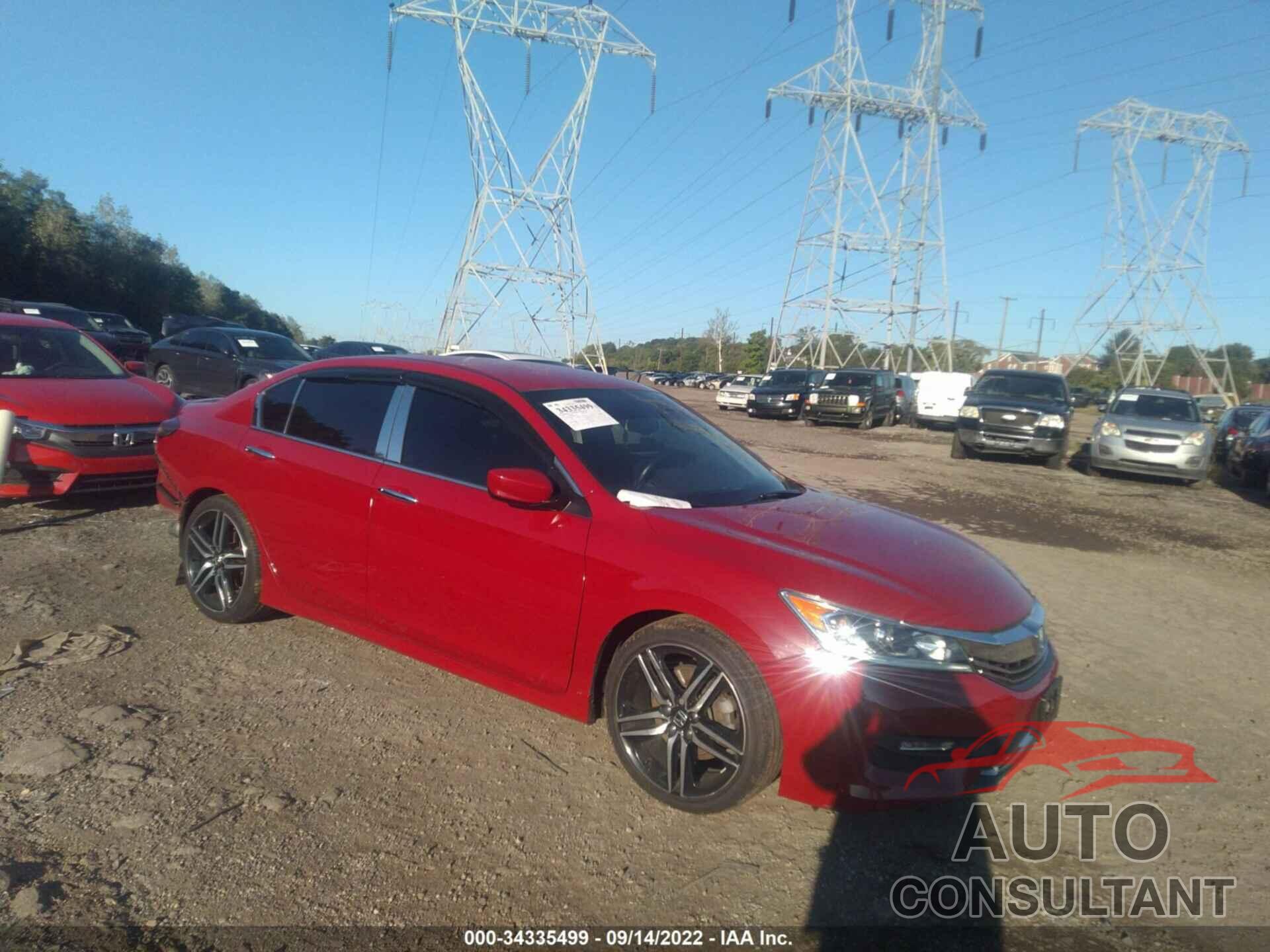 HONDA ACCORD SEDAN 2017 - 1HGCR2E59HA144477