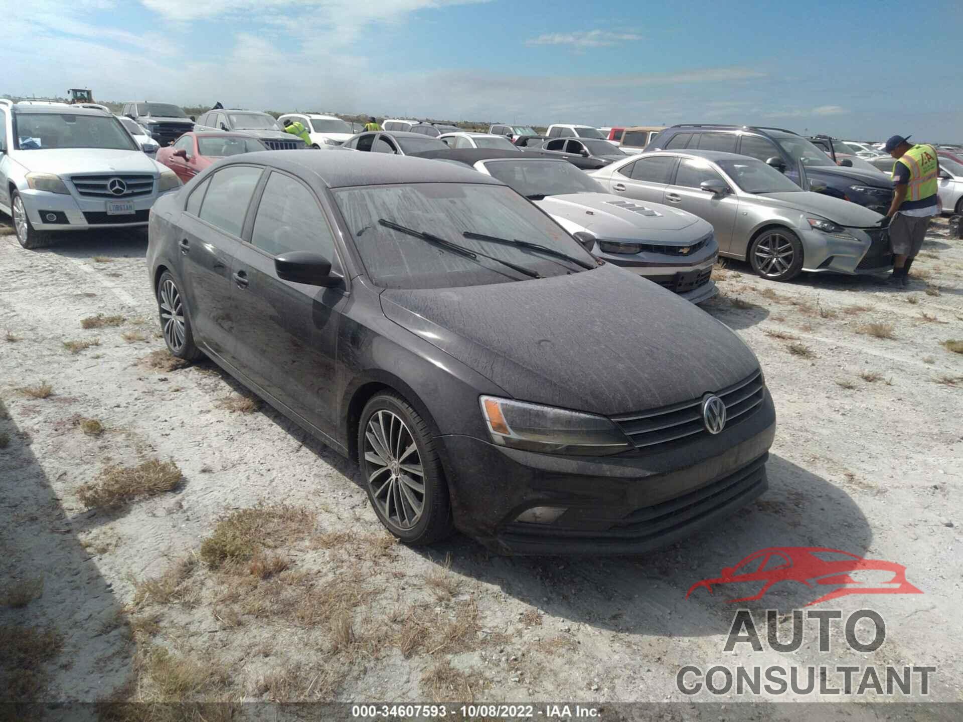 VOLKSWAGEN JETTA SEDAN 2016 - 3VWD17AJ6GM407629