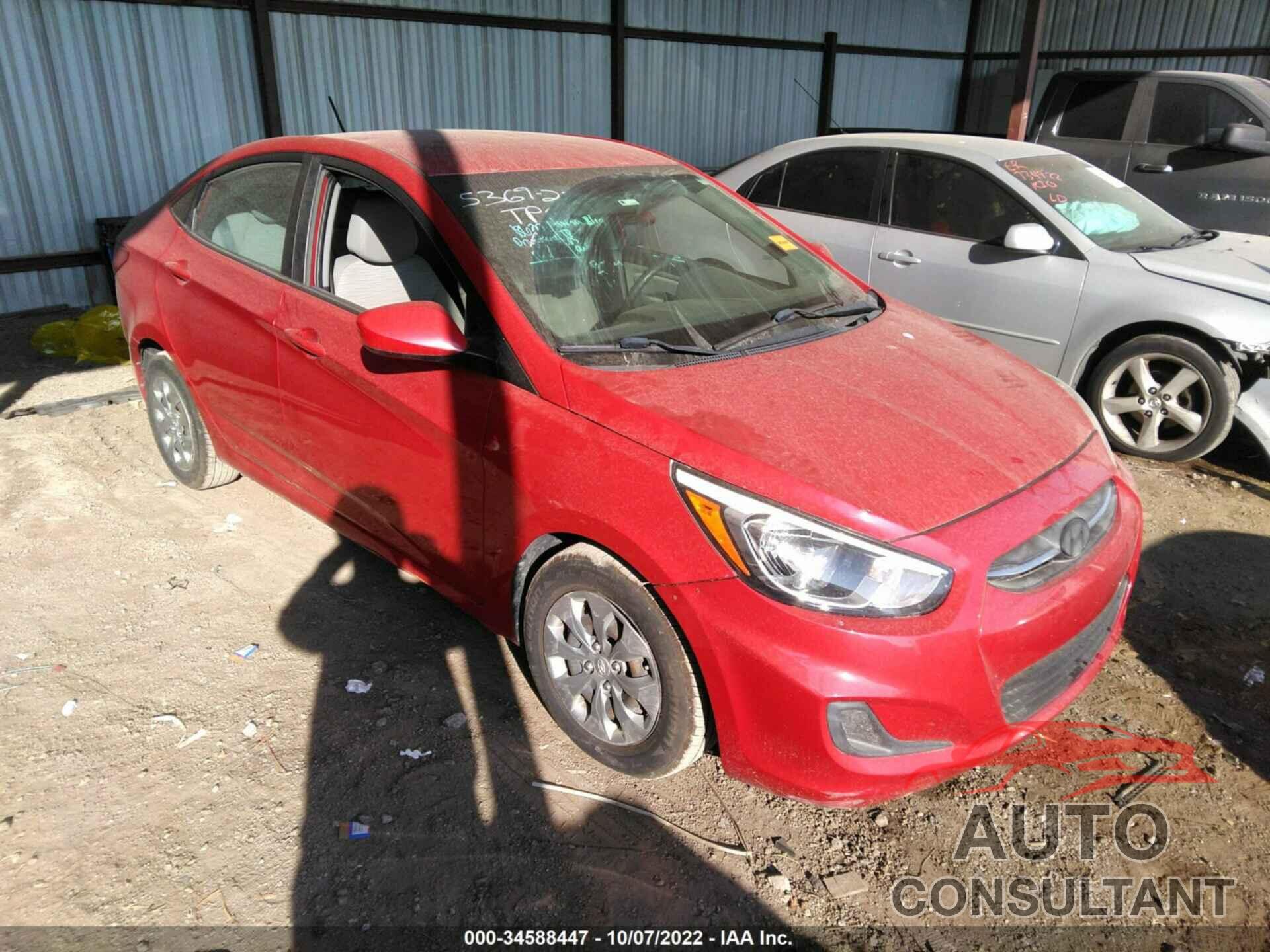 HYUNDAI ACCENT 2017 - KMHCT4AEXHU216010