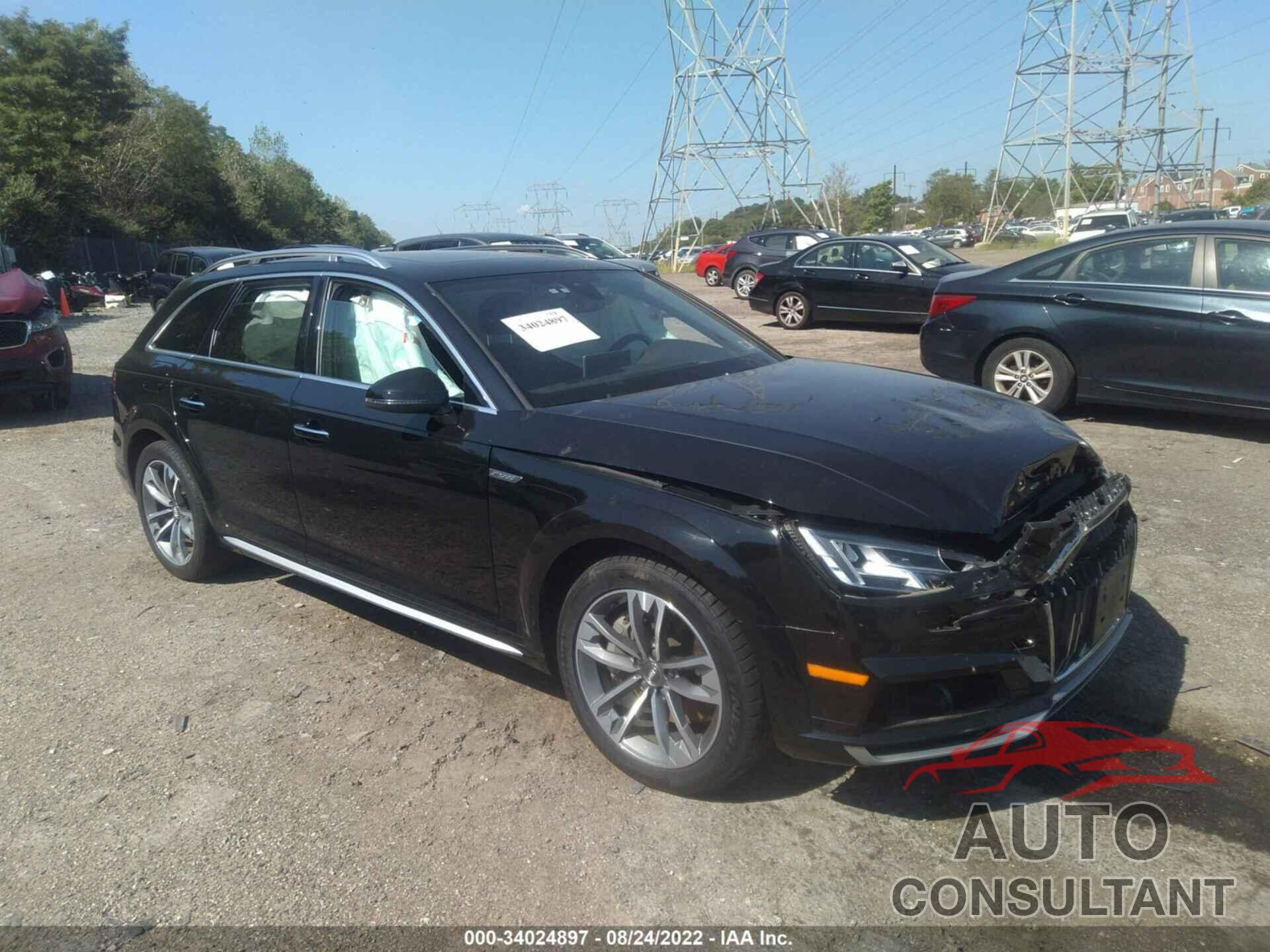 AUDI A4 ALLROAD 2018 - WA18NAF44JA172283