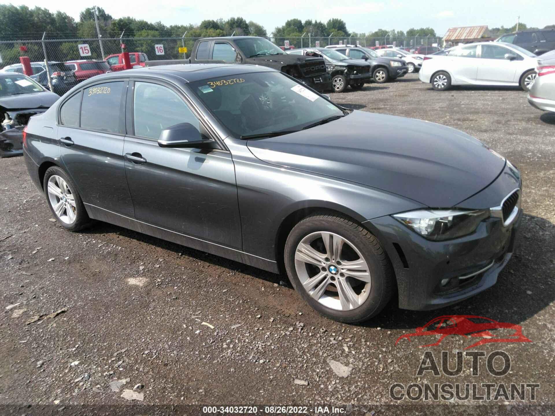 BMW 3 SERIES 2016 - WBA8E3G59GNU01743