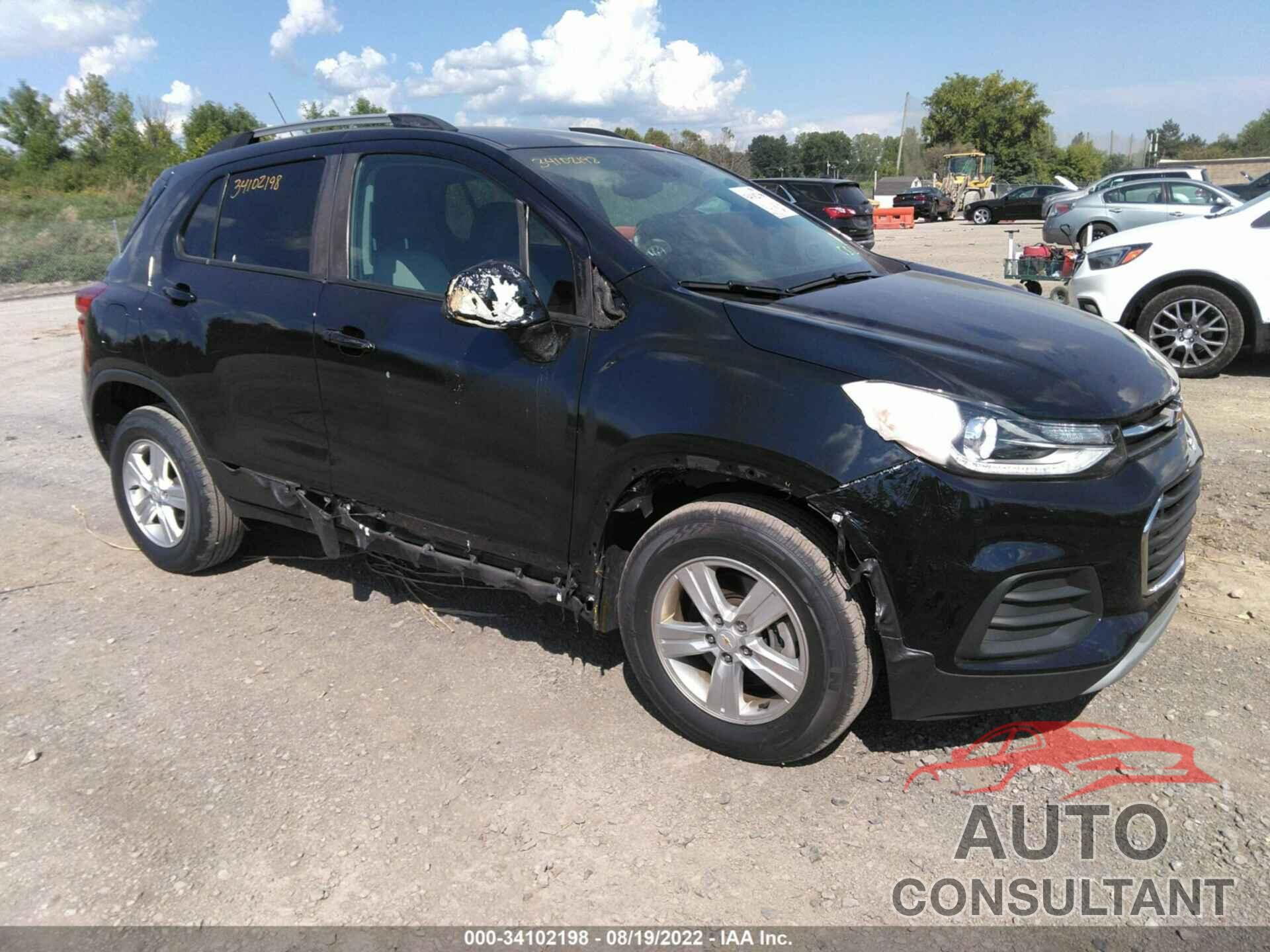 CHEVROLET TRAX 2021 - KL7CJPSBXMB322606