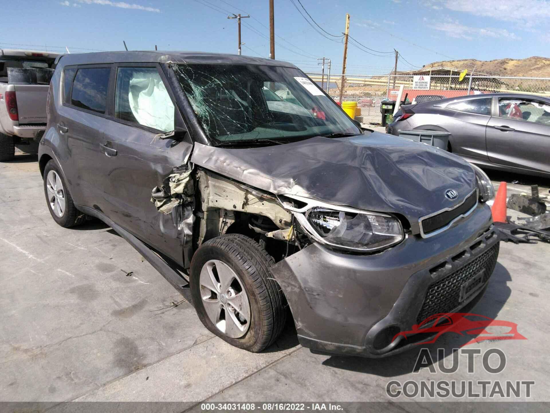 KIA SOUL 2016 - KNDJN2A20G7376006