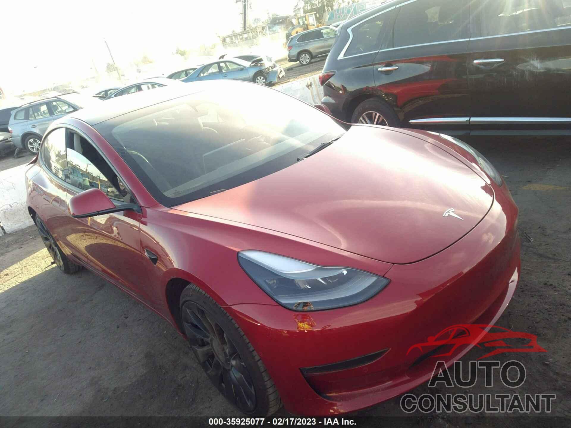 TESLA MODEL 3 2022 - 5YJ3E1EC8NF182546
