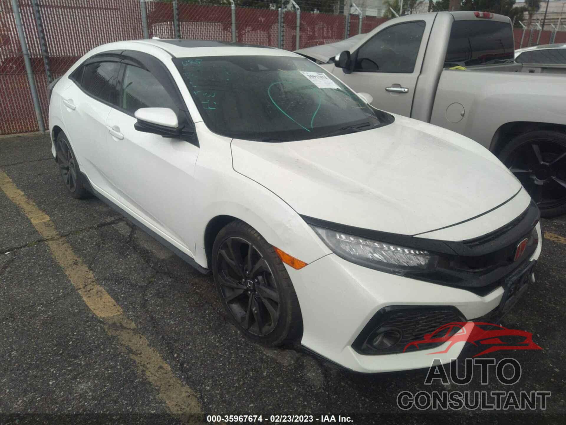 HONDA CIVIC HATCHBACK 2017 - SHHFK7H92HU425473