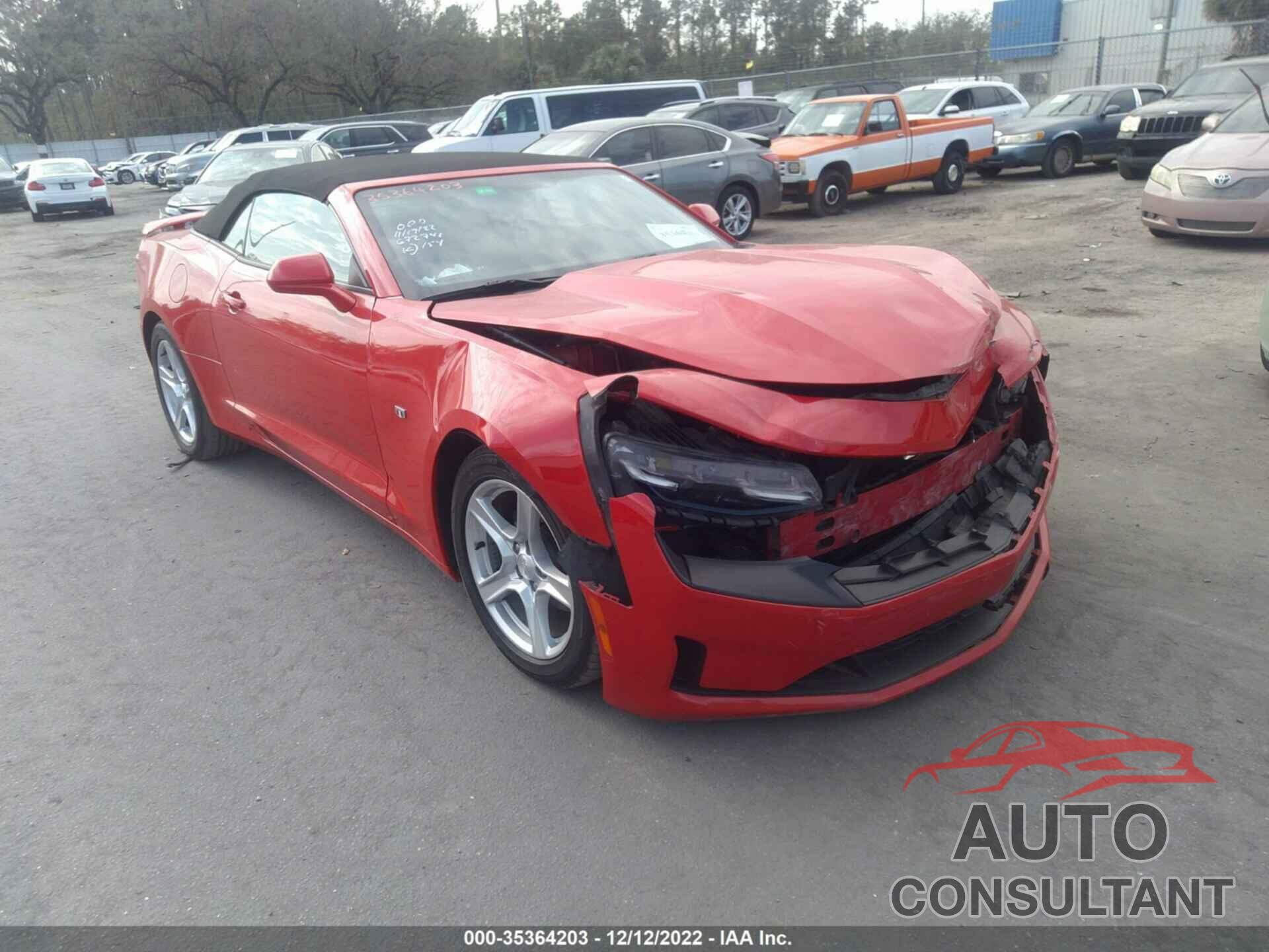 CHEVROLET CAMARO 2019 - 1G1FB3DSXK0144748