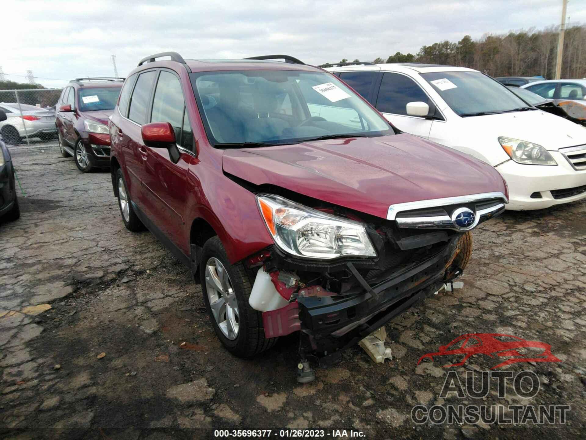 SUBARU FORESTER 2016 - JF2SJARCXGH516291