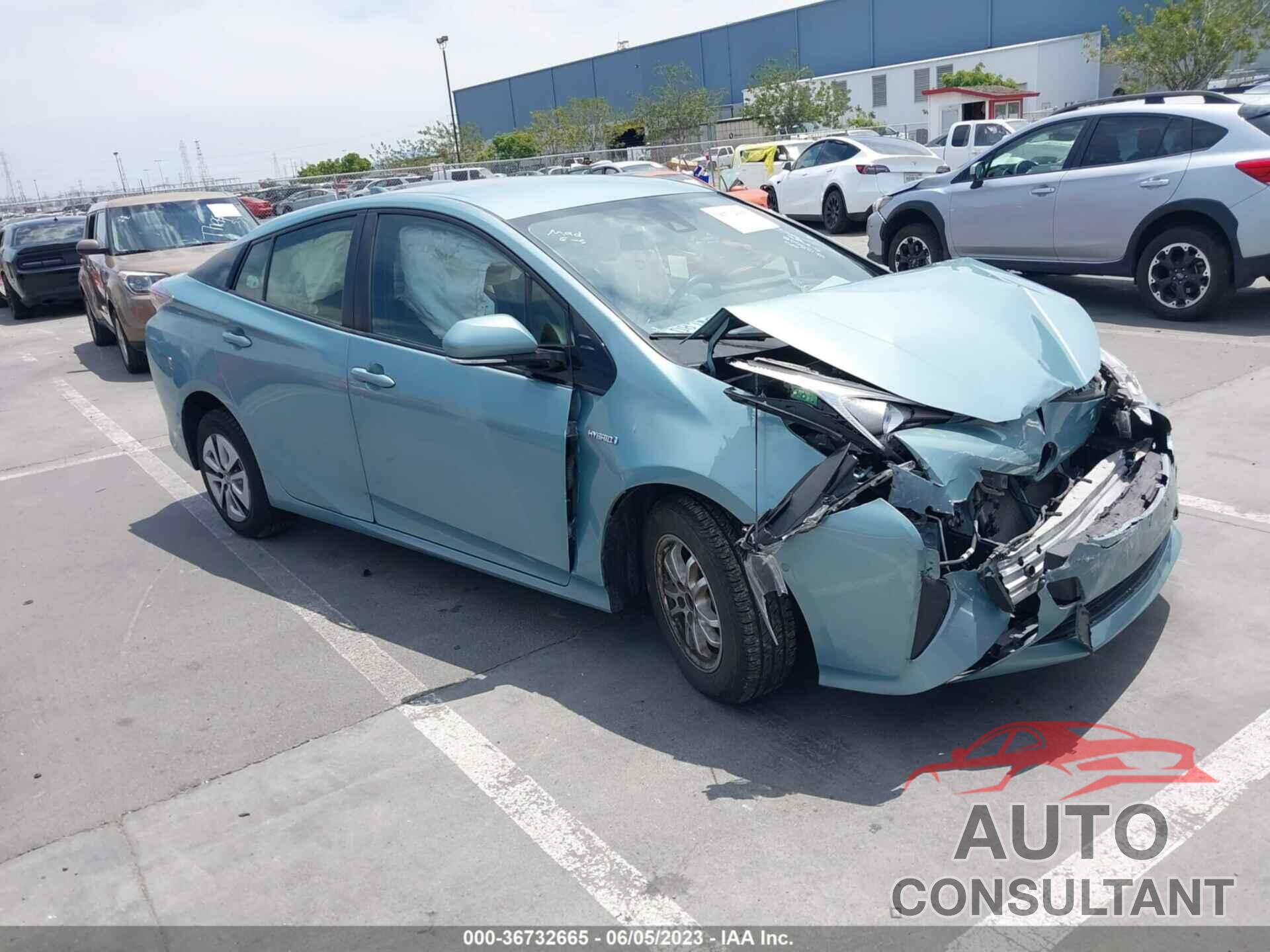 TOYOTA PRIUS 2017 - JTDKBRFU0H3044849