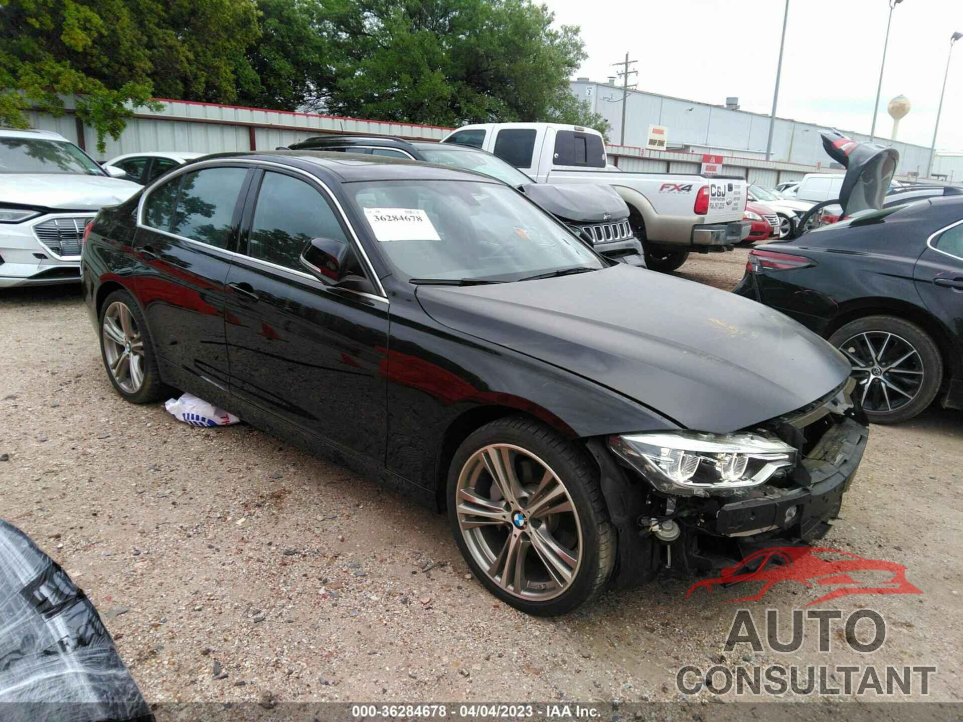BMW 3 SERIES 2017 - WBA8B3G55HNU35110