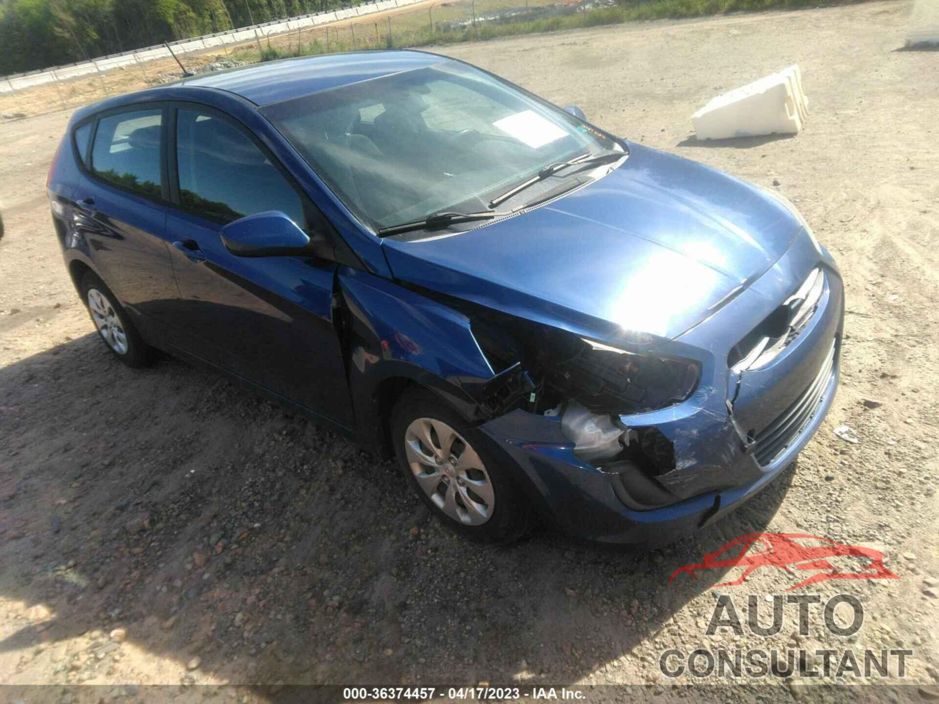 HYUNDAI ACCENT 2016 - KMHCT5AE6GU260140