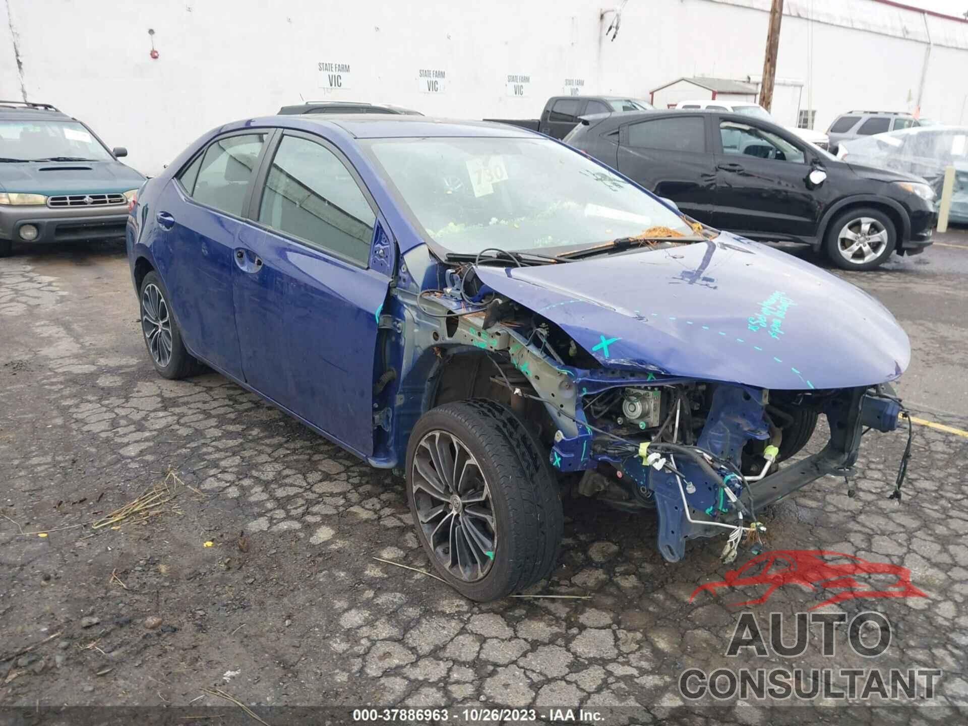 TOYOTA COROLLA 2016 - 2T1BURHE8GC607247