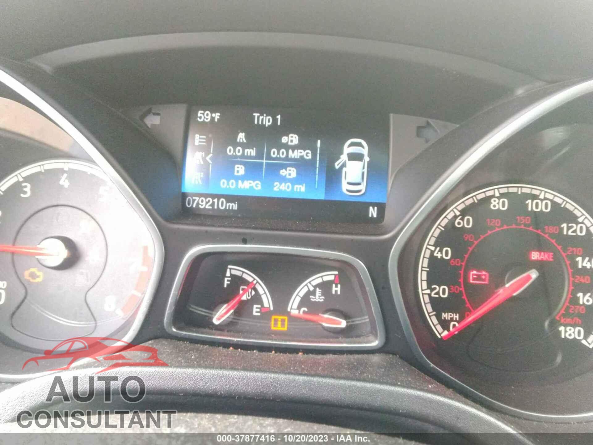FORD FOCUS ST 2017 - 1FADP3L97HL329478