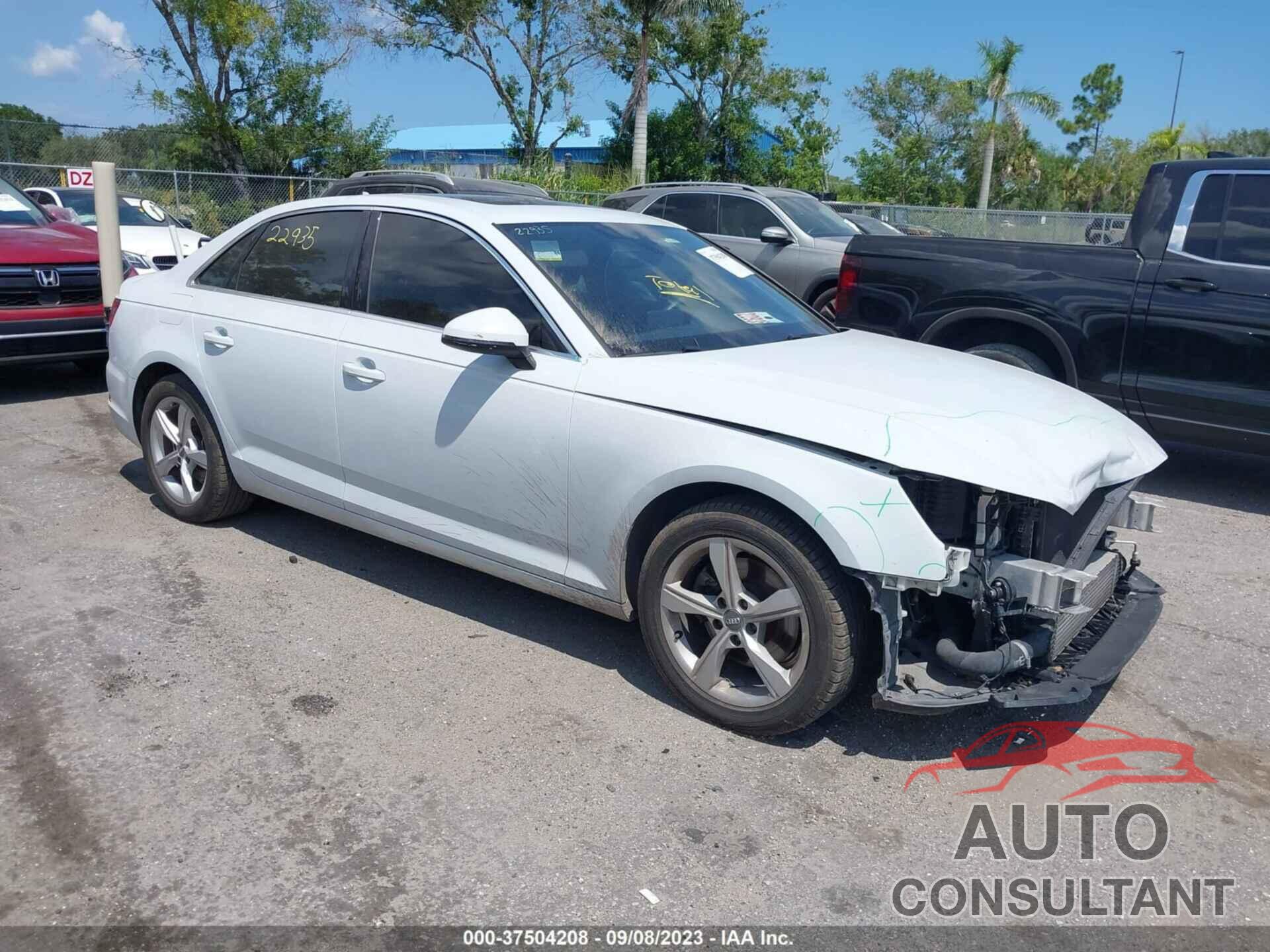 AUDI A4 2019 - WAUGMAF48KN004609