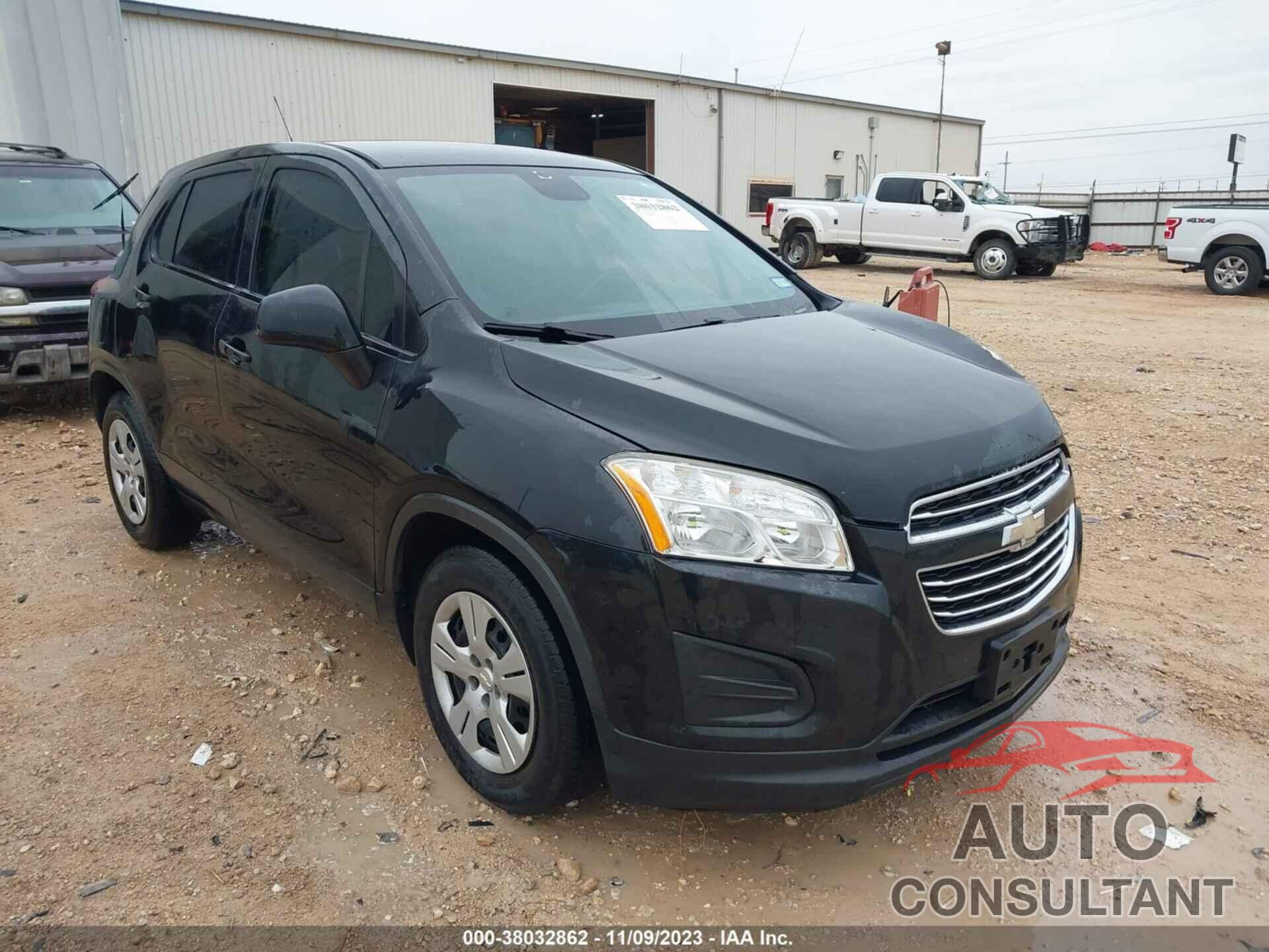 CHEVROLET TRAX 2016 - KL7CJKSBXGB605000