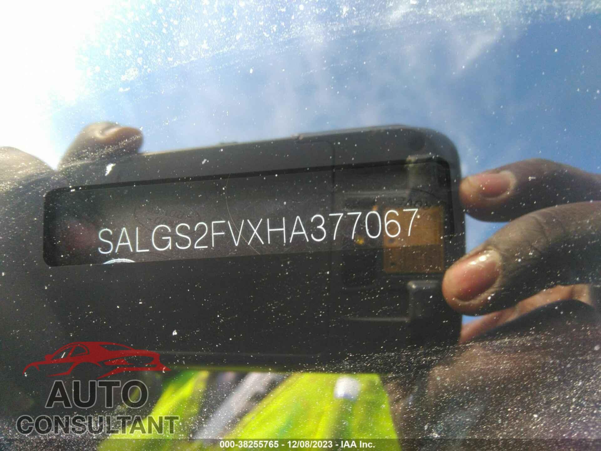 LAND ROVER RANGE ROVER 2017 - SALGS2FVXHA377067