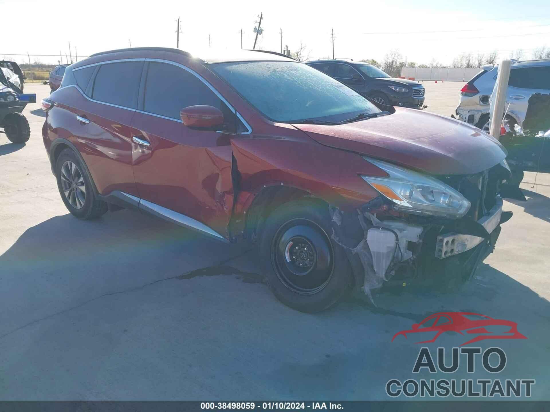 NISSAN MURANO 2016 - 5N1AZ2MG4GN101094