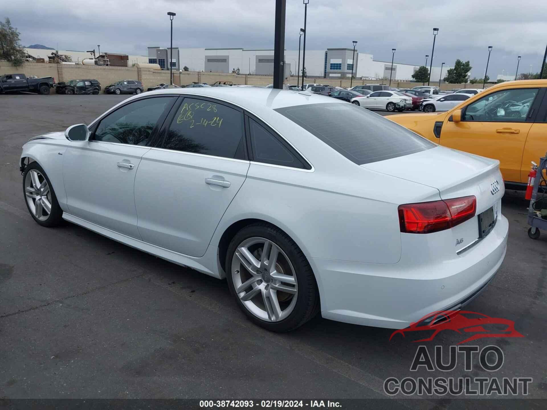 AUDI A6 2016 - WAUGFAFC3GN058585